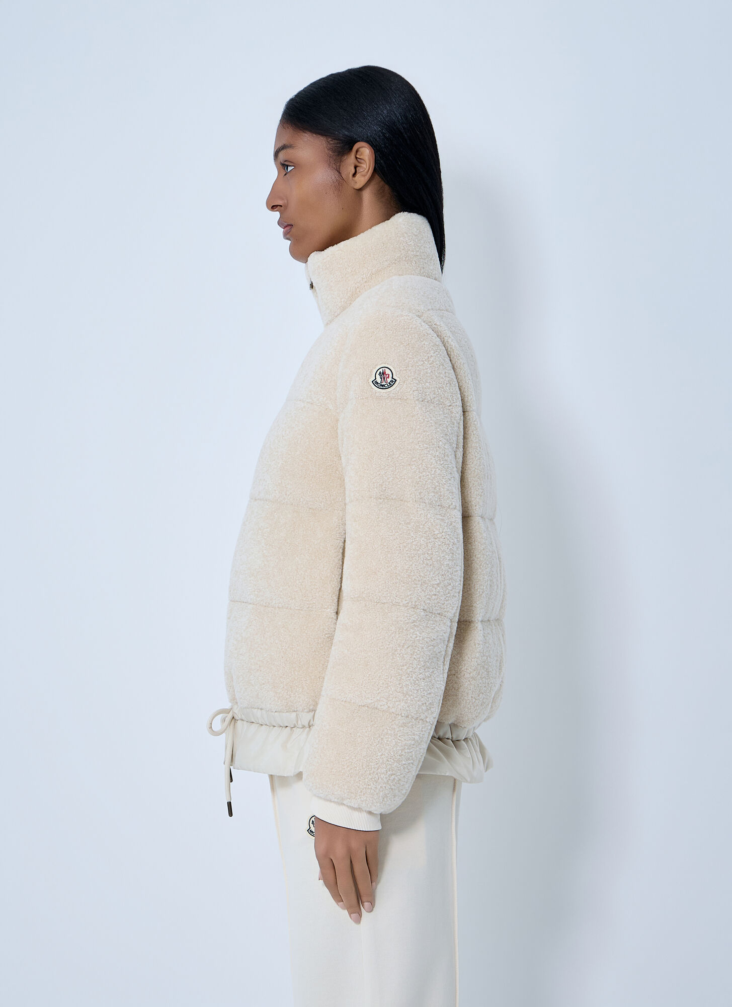  Moncler Moncler Cedre Teddy Down Jacket - Frau Jacken White 0 