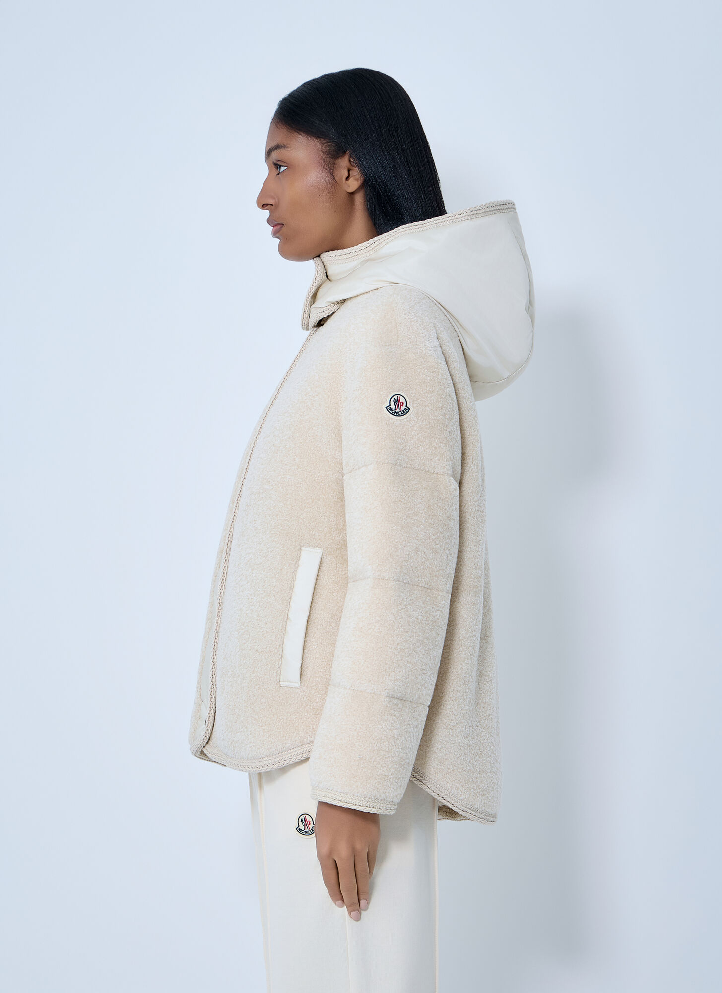  Moncler Moncler Ciboulette Short Down Jacket - Frau Jacken White 0 