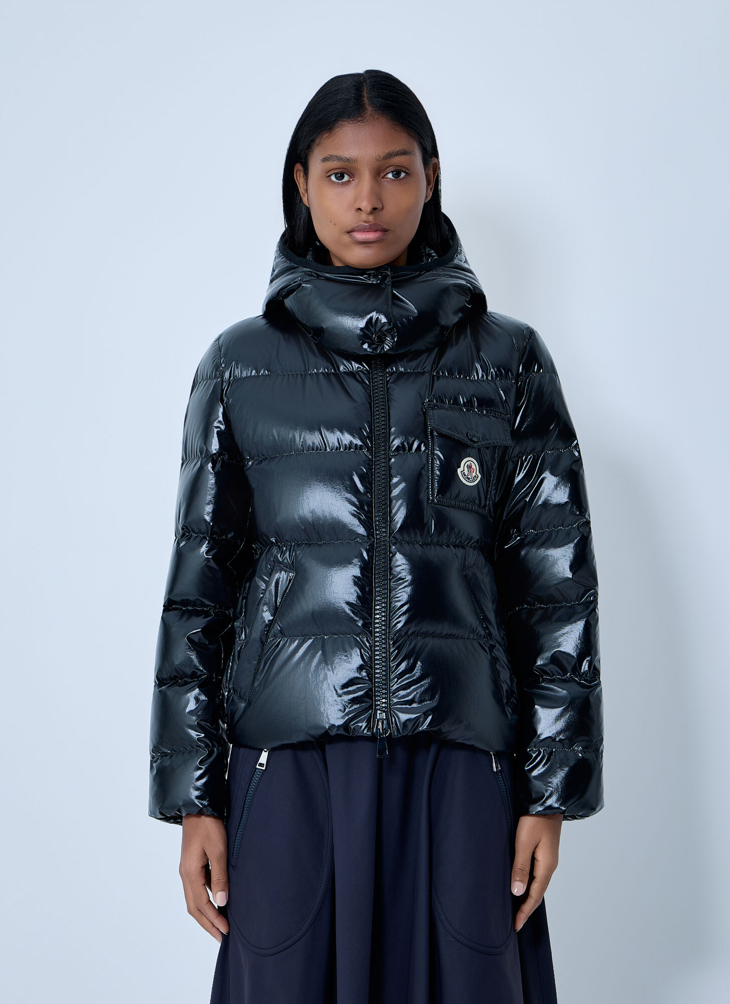 Moncler Women's Black Andro Short Down Jacket - Woman Jackets 2