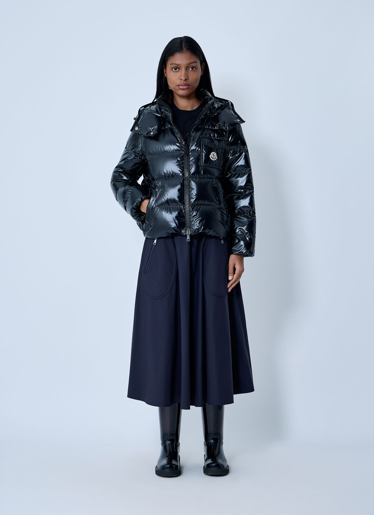  Moncler Moncler Andro Short Down Jacket - Woman Jackets Black 3 