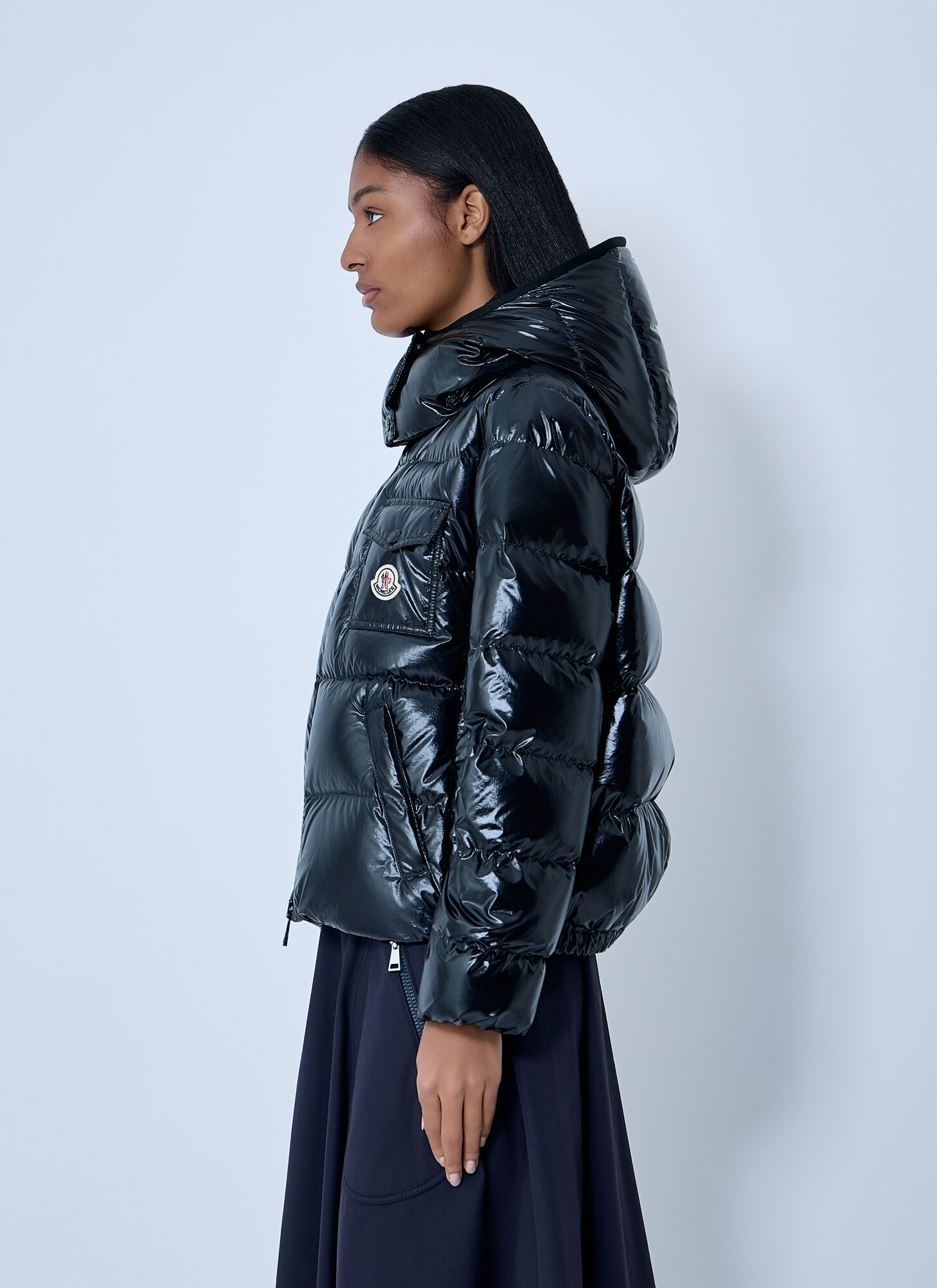  Moncler Moncler Andro Short Down Jacket - Woman Jackets Black 3 