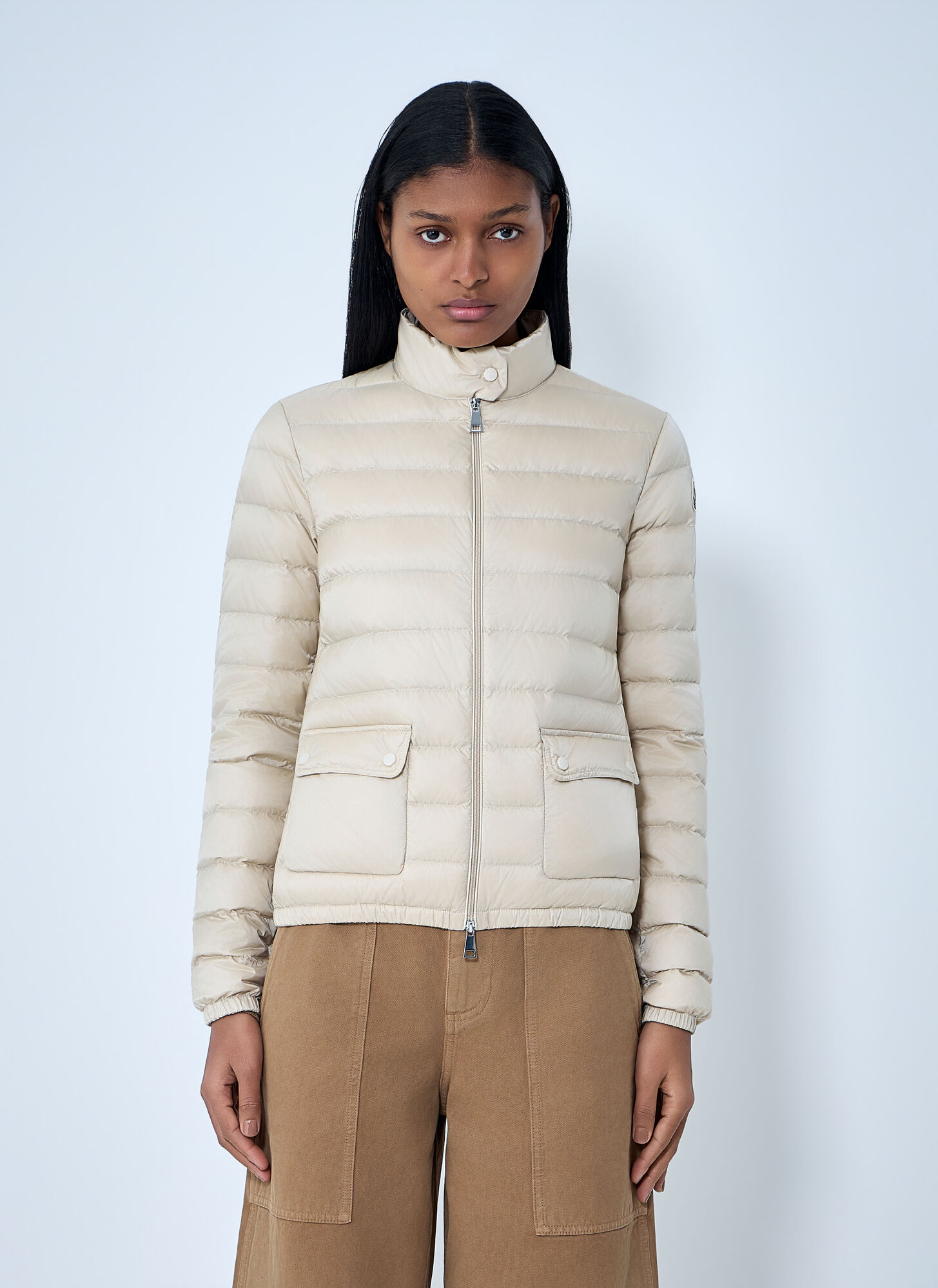 Moncler Women's White Lans Jacket - Woman Jackets 00