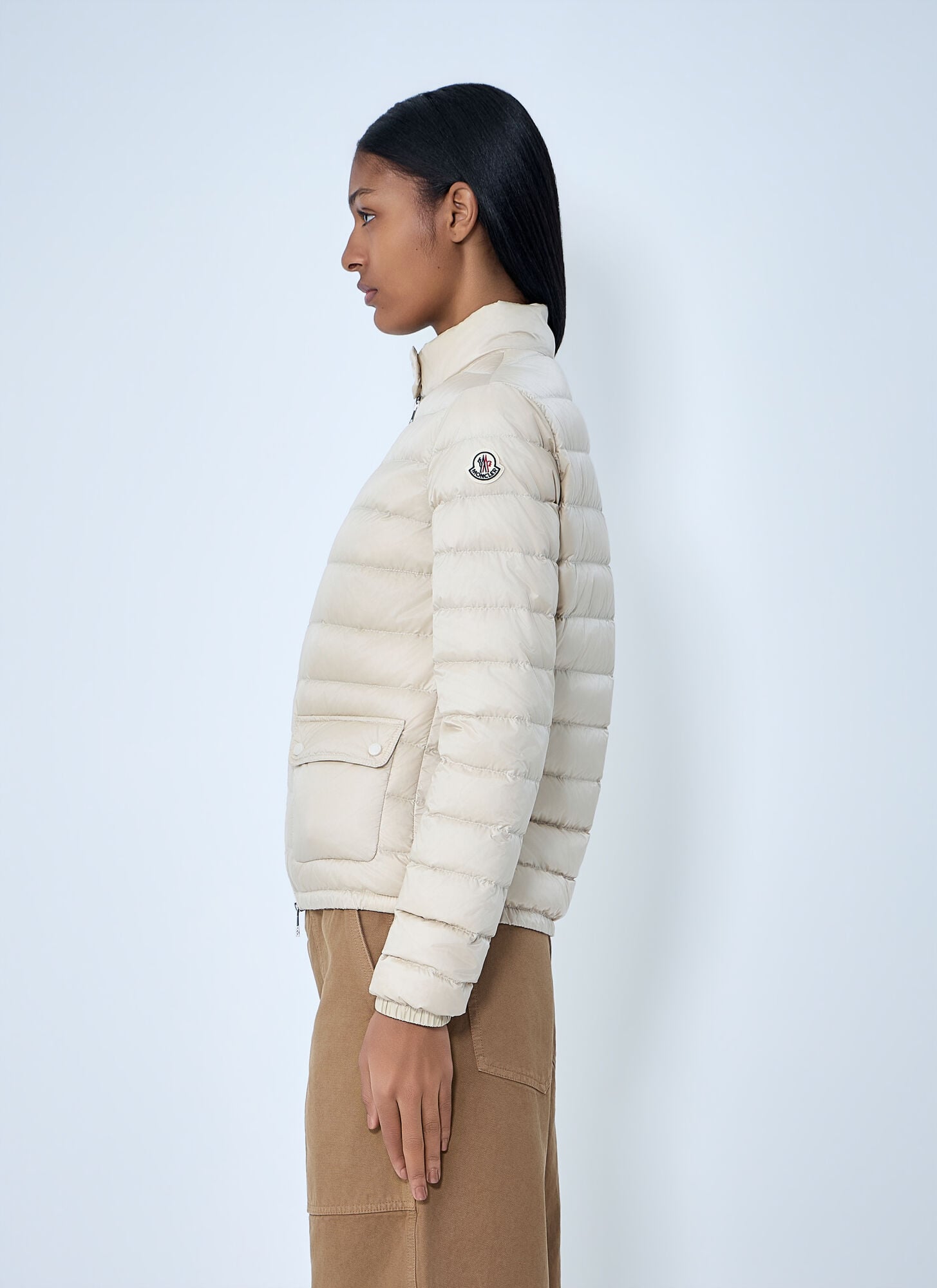  Moncler Moncler Lans Jacket - Frau Jacken White 00 