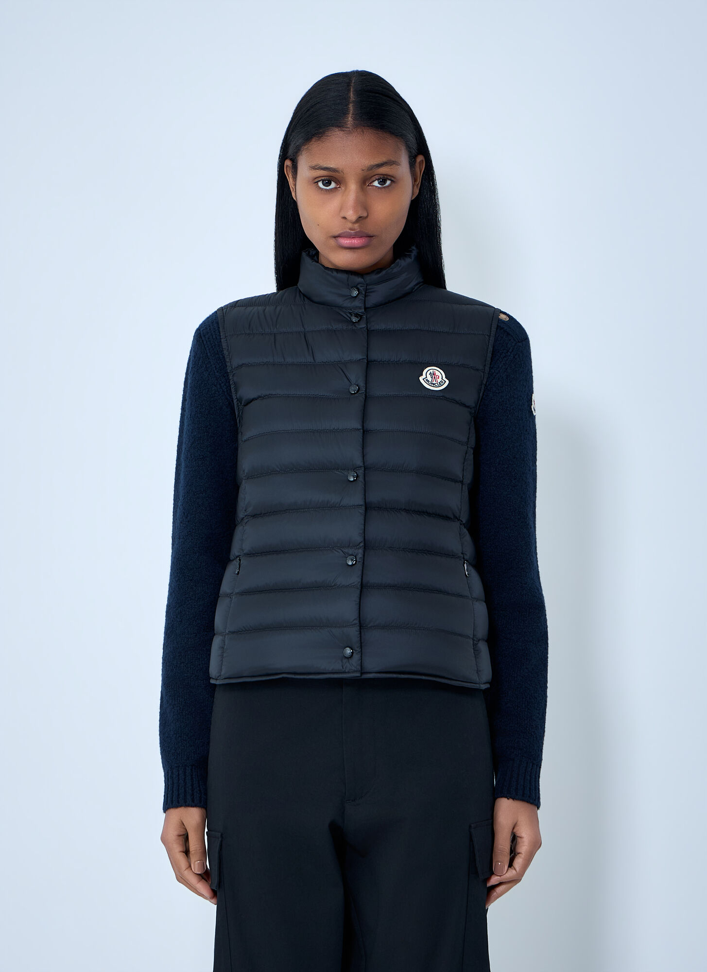 Moncler Liane Gilet - Woman Jackets Black 1