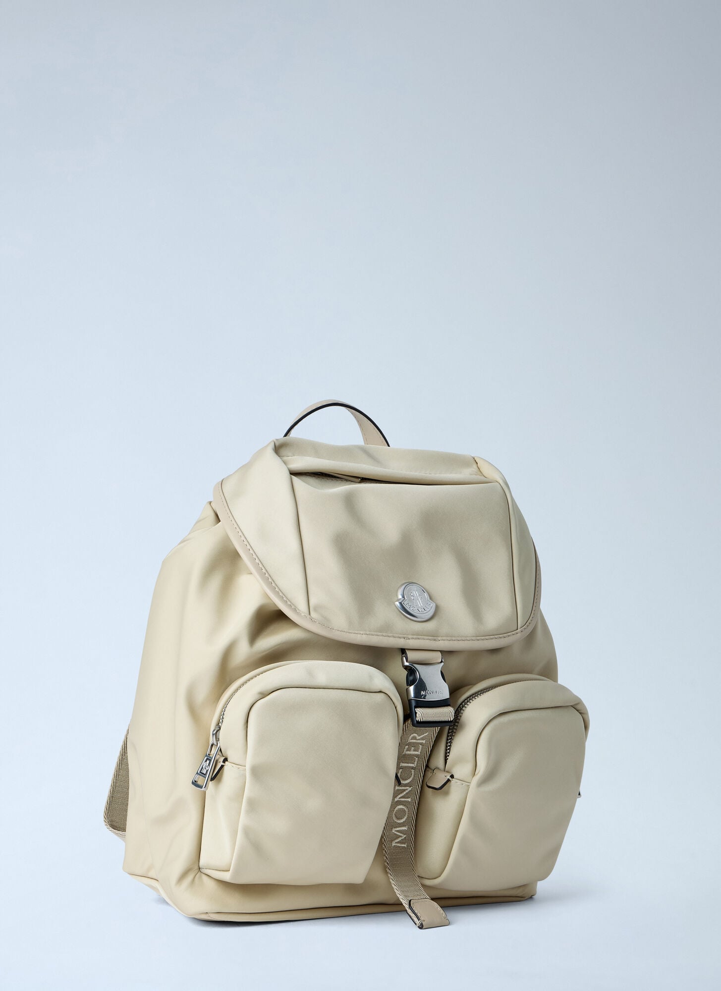  Moncler Moncler New Trick Backpack - Frau Rucksäcke Beige One Size 