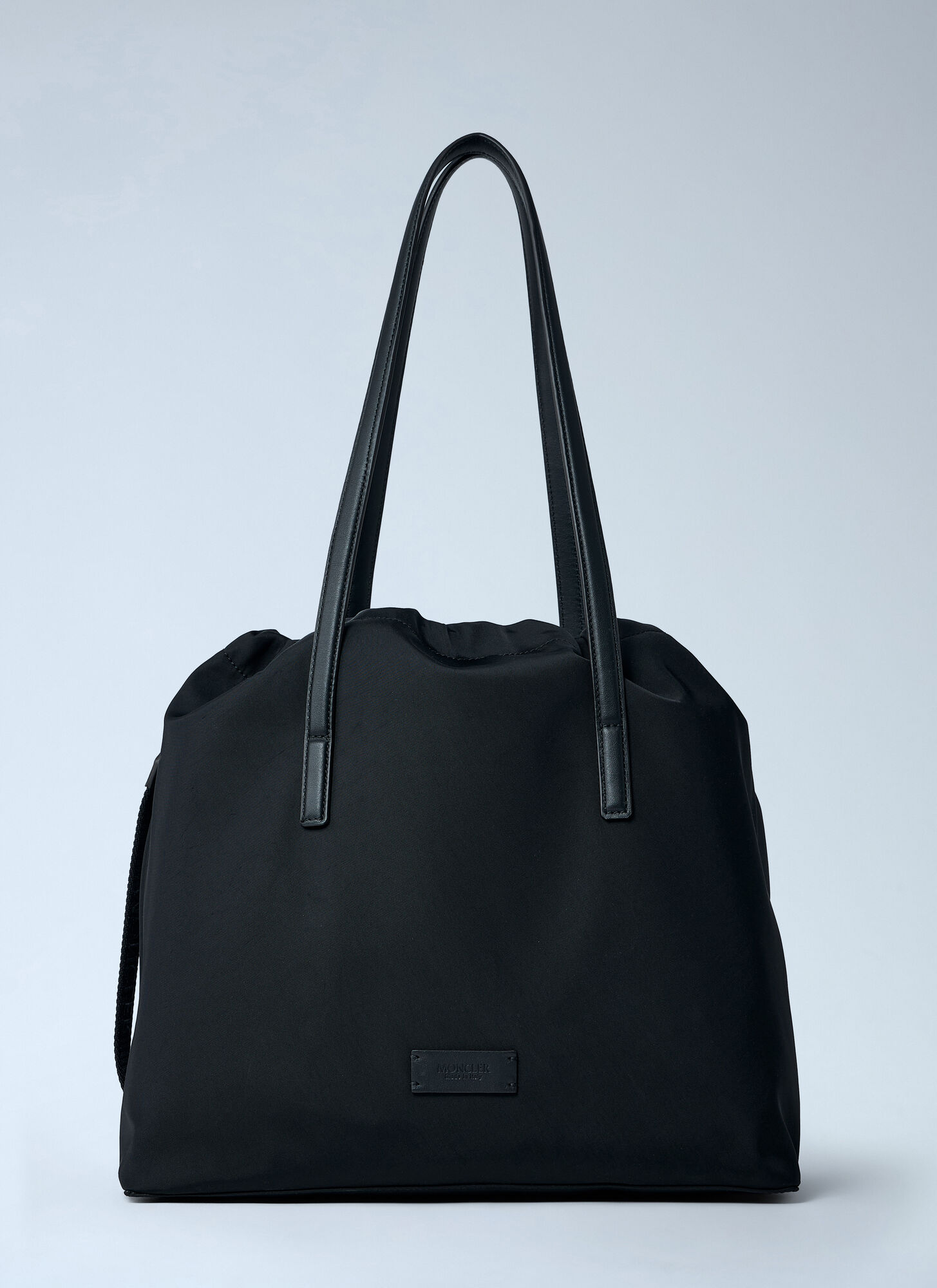  Moncler Moncler New Trick Drawstring Tote Bag - Frau Shopper Black One Size 