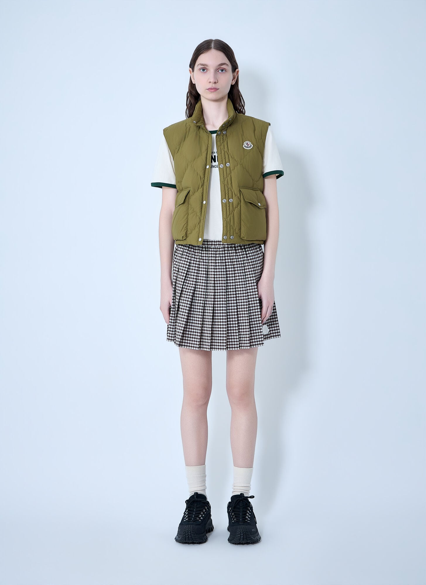  Moncler Moncler Biois Quilted Down Vest - Frau Jacken Green 0 