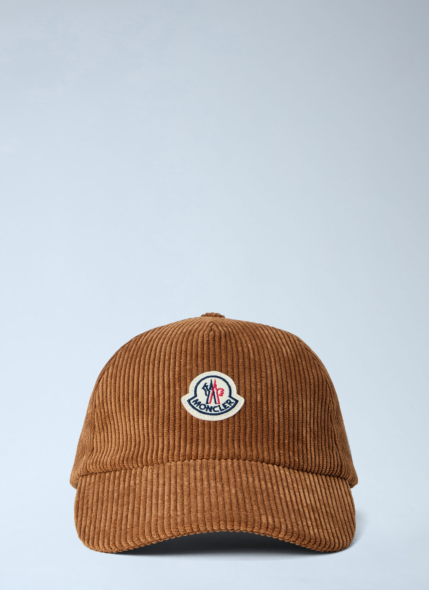 MONCLER Moncler Corduroy Logo Cap - Woman Hats Brown One Size　モンクレール コーデュロイ ロゴ キャップ - 女性帽子ブラウン フリー サイズ