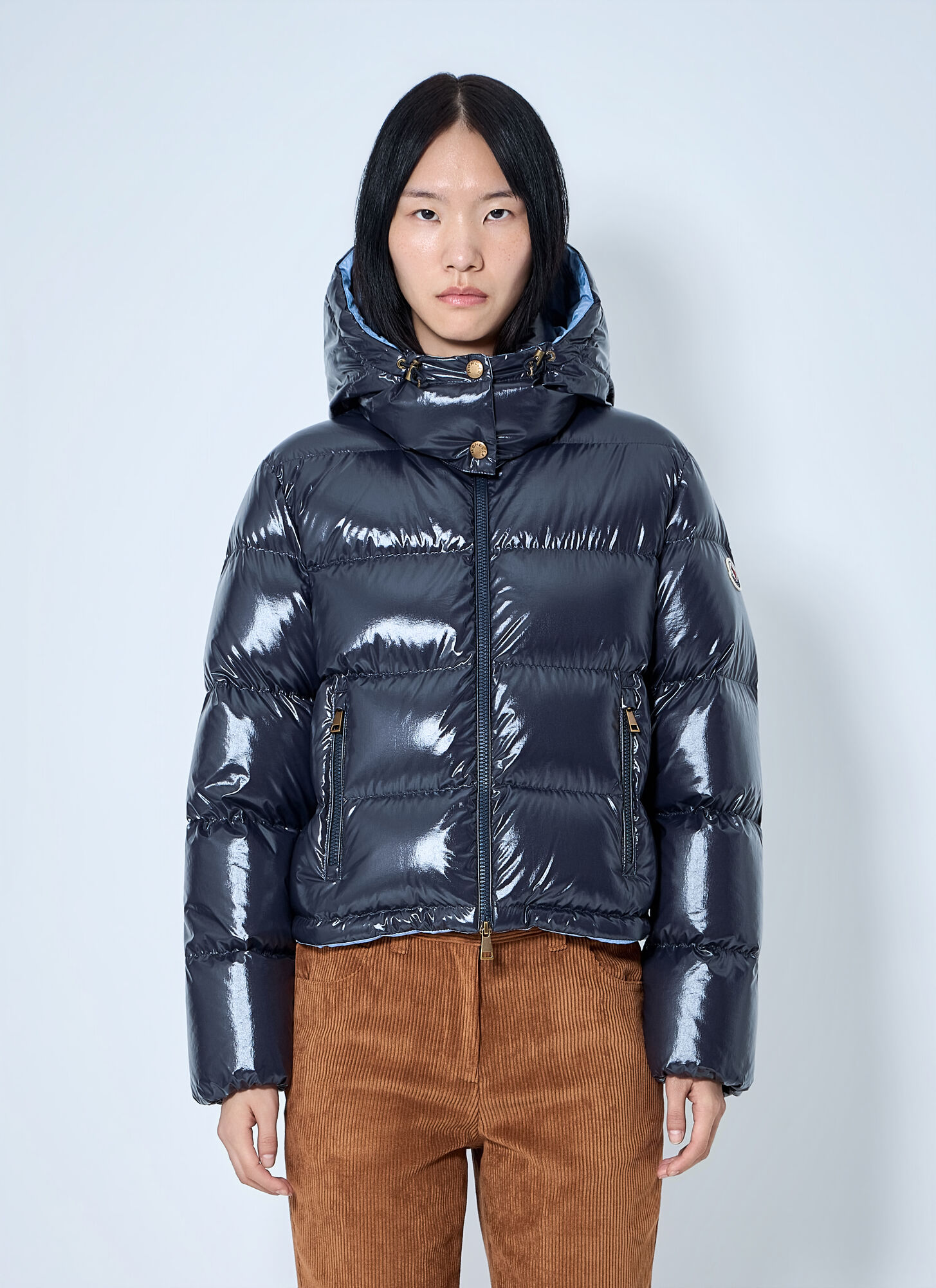 Moncler Women's Navy Niveole Quilted Jacket - Woman Jackets 4