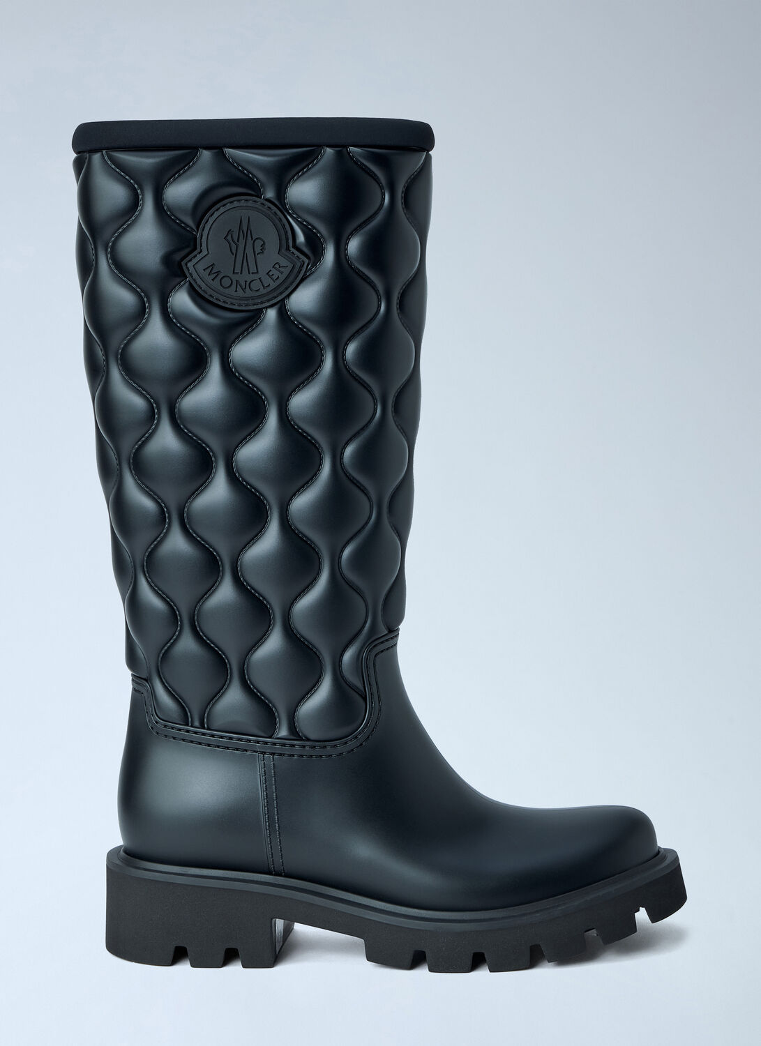 Moncler Kickstream Rain Boots - Woman Boots Black Eu - 40 Moncler