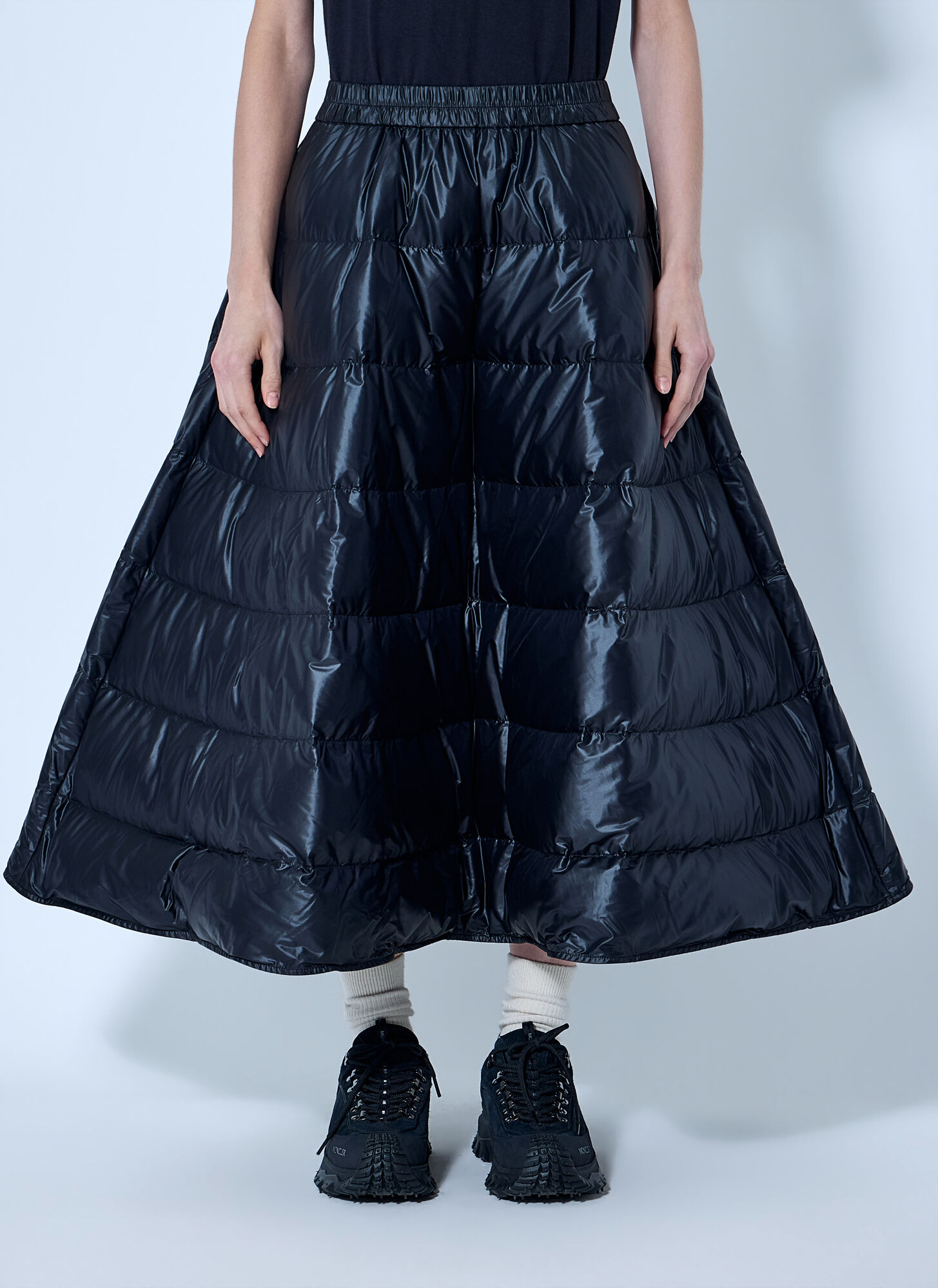Moncler Padded Nylon Long Skirt - Image 2