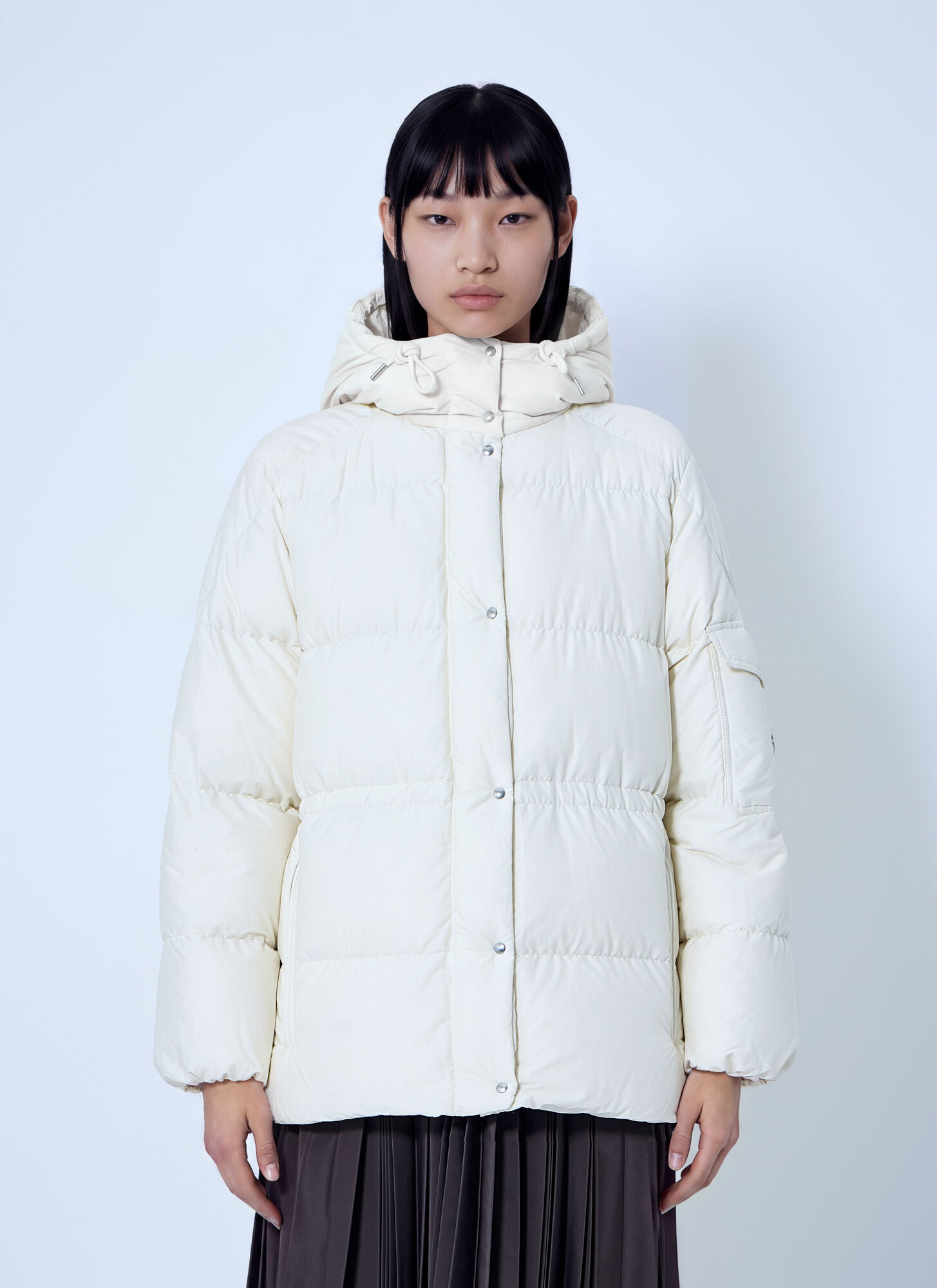 Moncler Women's White Himalaya Hooded Down Jacket UK Size 8 - Mytheresa - Image 2