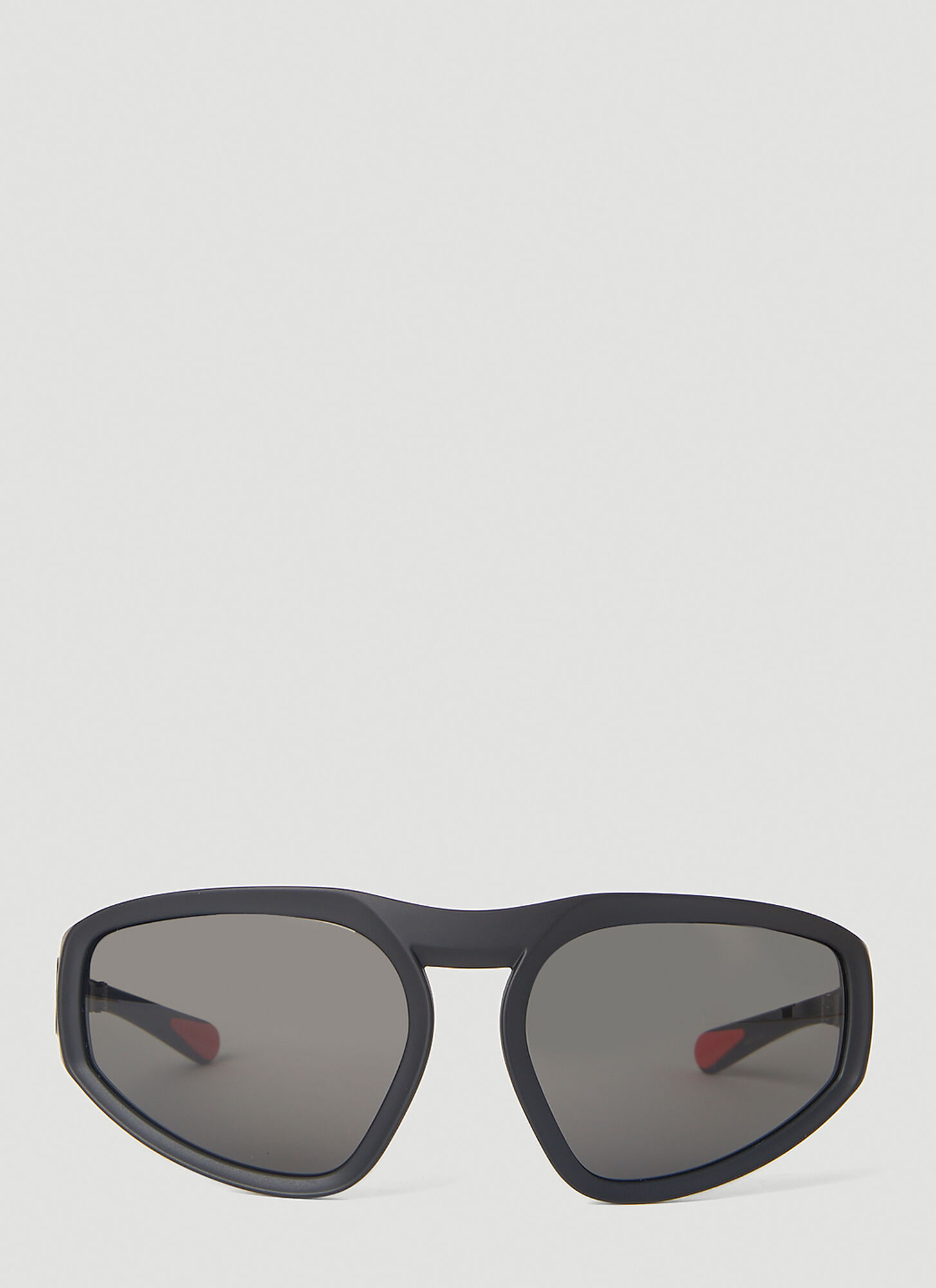Moncler Unisex Black Pentagra Geometric Sunglasses - Sunglasses One Size
