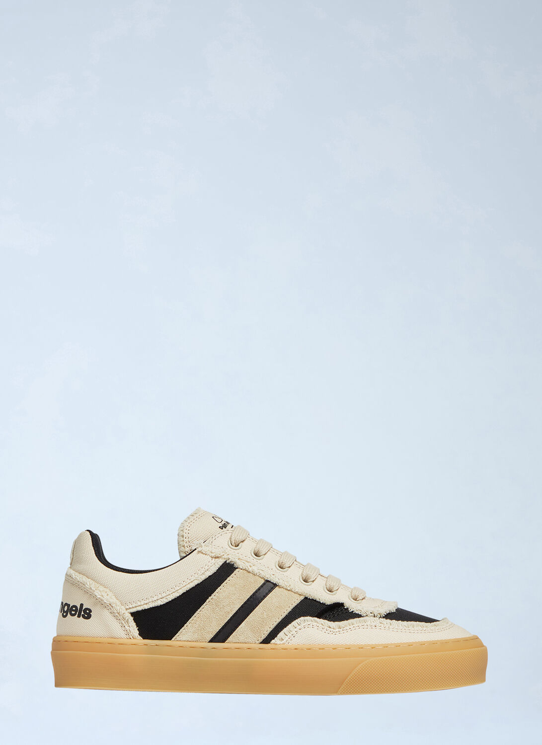 Moncler Genius Low Leather Sneakers In Beige