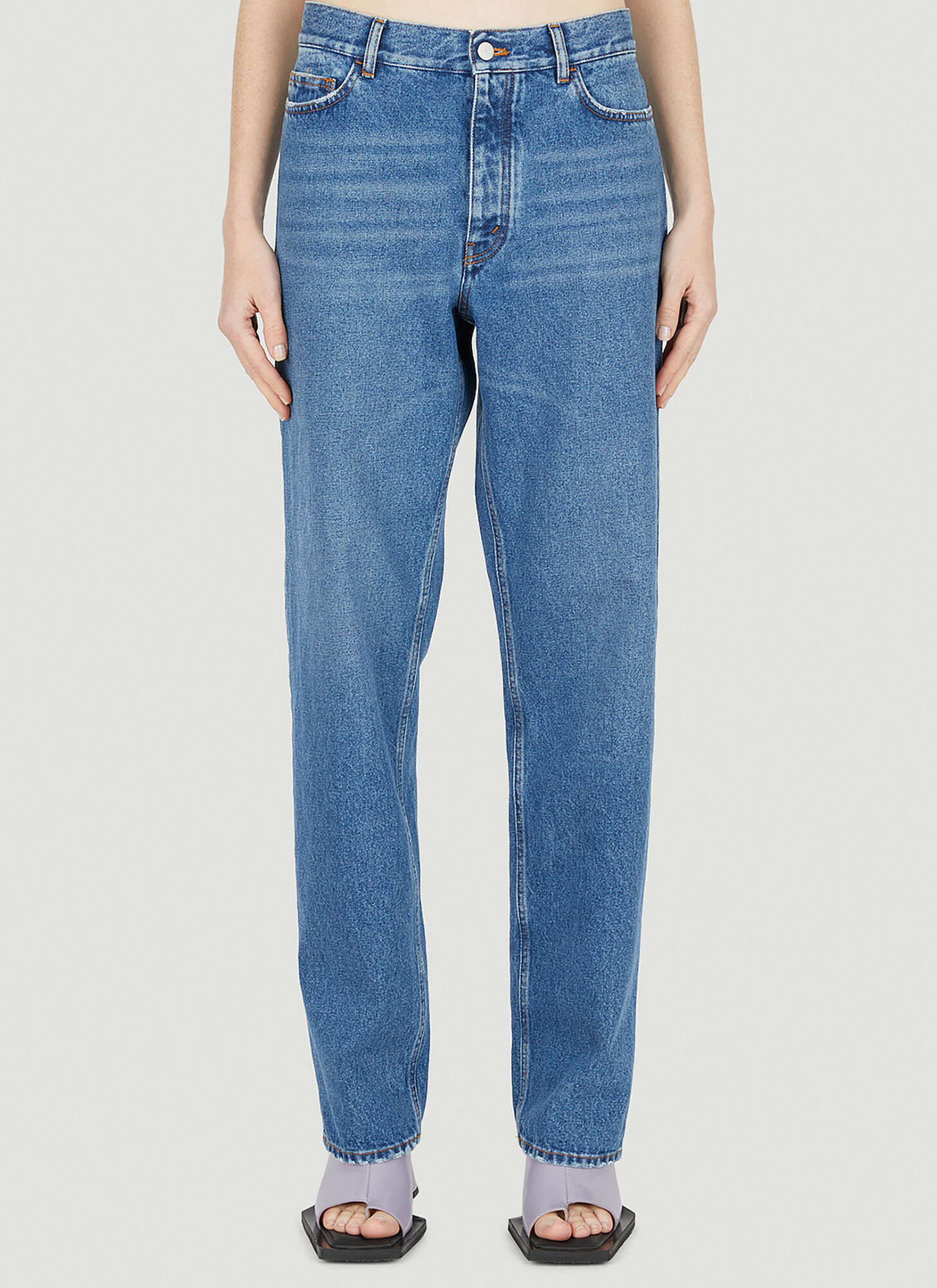 Meryll Rogge Women's Blue Boy's Jeans - Woman Jeans 26