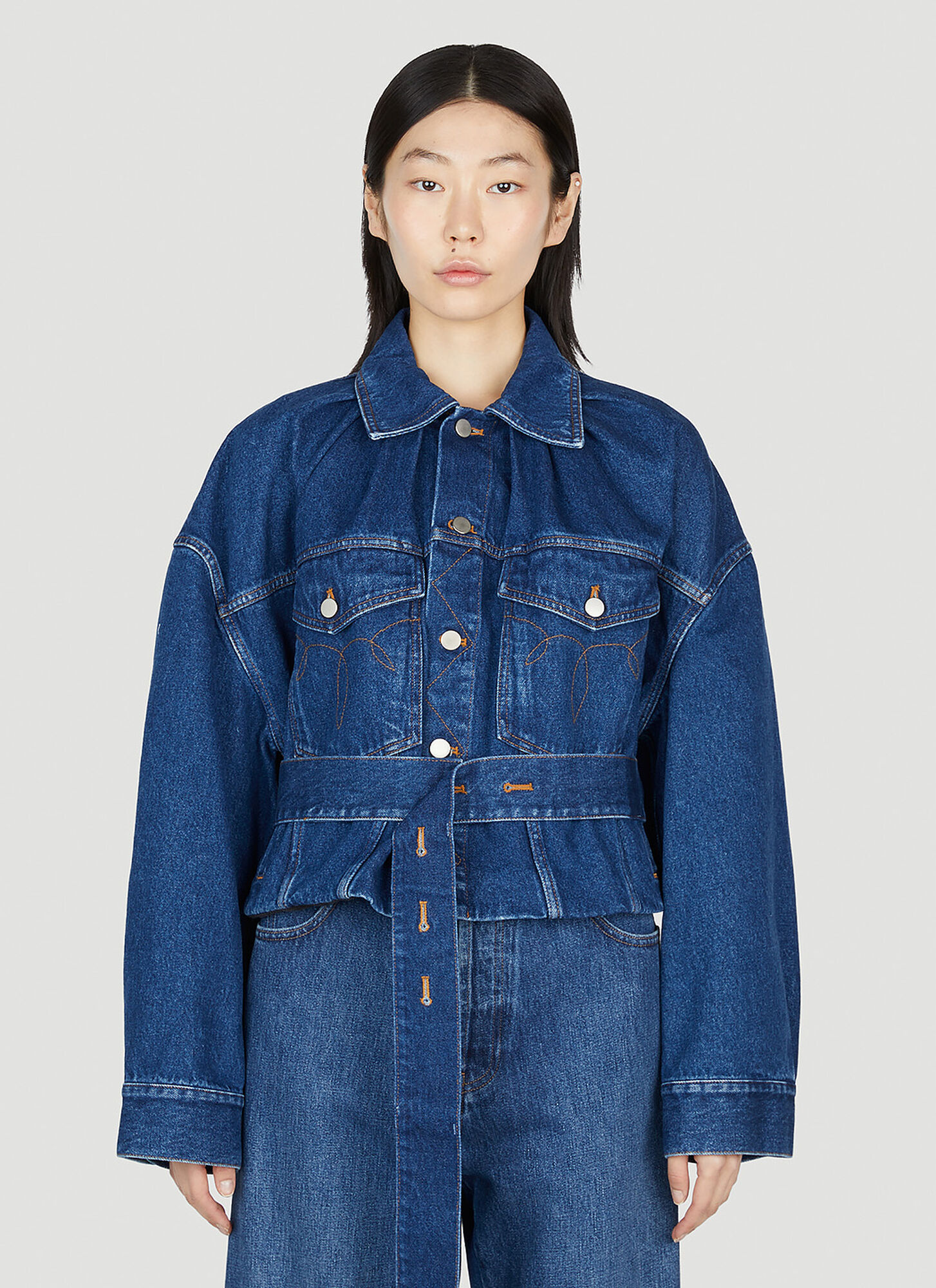 Meryll Rogge Women's Blue Denim Jacket - Woman Jackets S