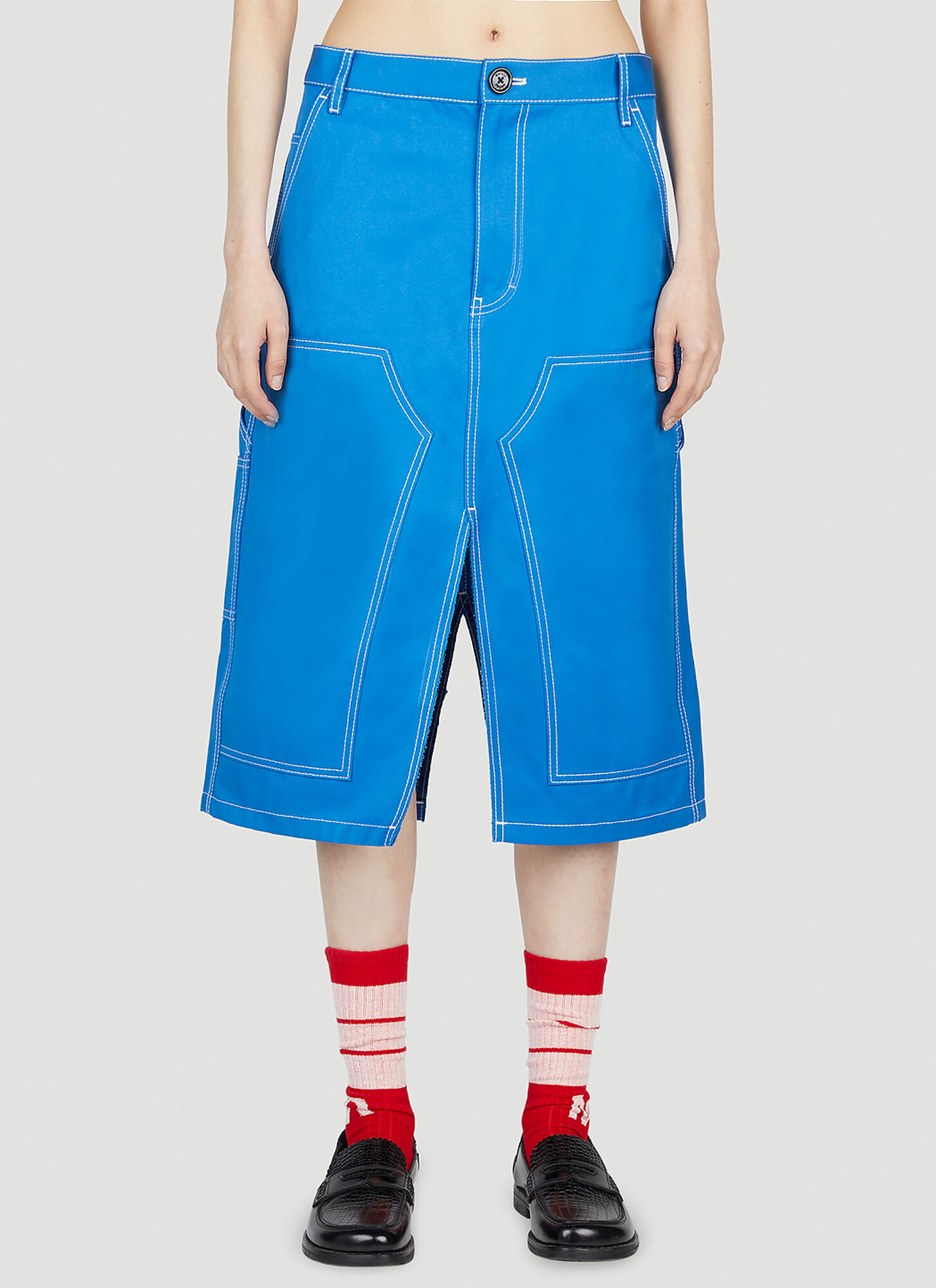 Meryll Rogge Women's Blue Workwear Skirt - Woman Skirts Eu - 40