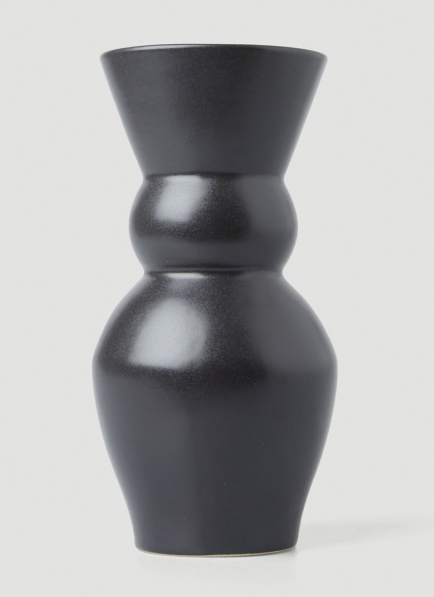 Marloe Marloe Unisex Black Lucie Glazed Vase - Ceramics One Size