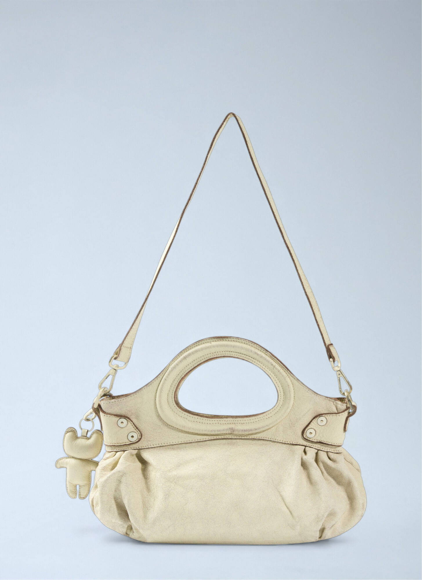  Miss Sixty X Knwls Miss Sixty X Knwls Distressed Handbag - Frau Handtaschen White One Size 