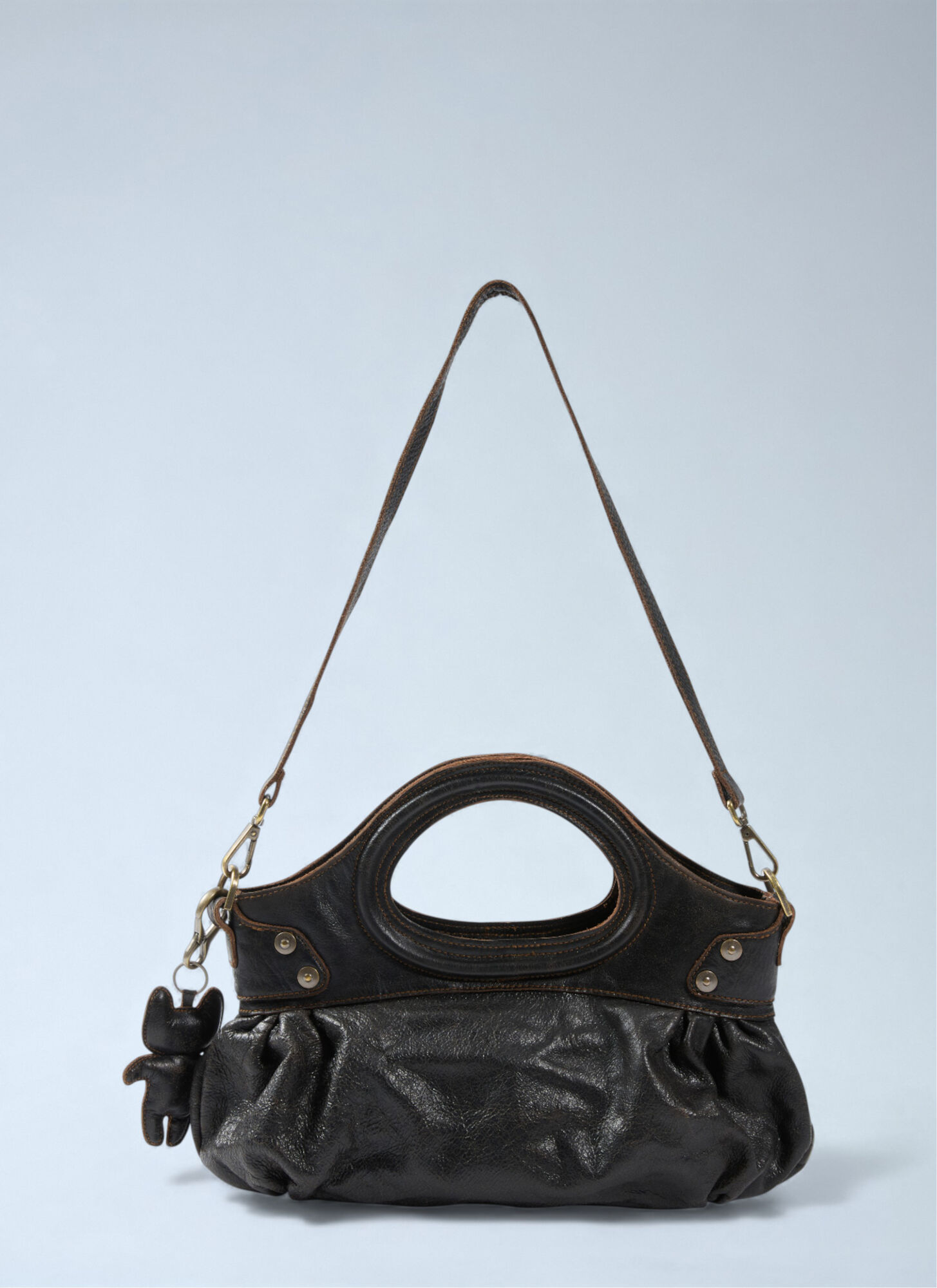  Miss Sixty X Knwls Miss Sixty X Knwls Distressed Handbag - Frau Handtaschen Black One Size 