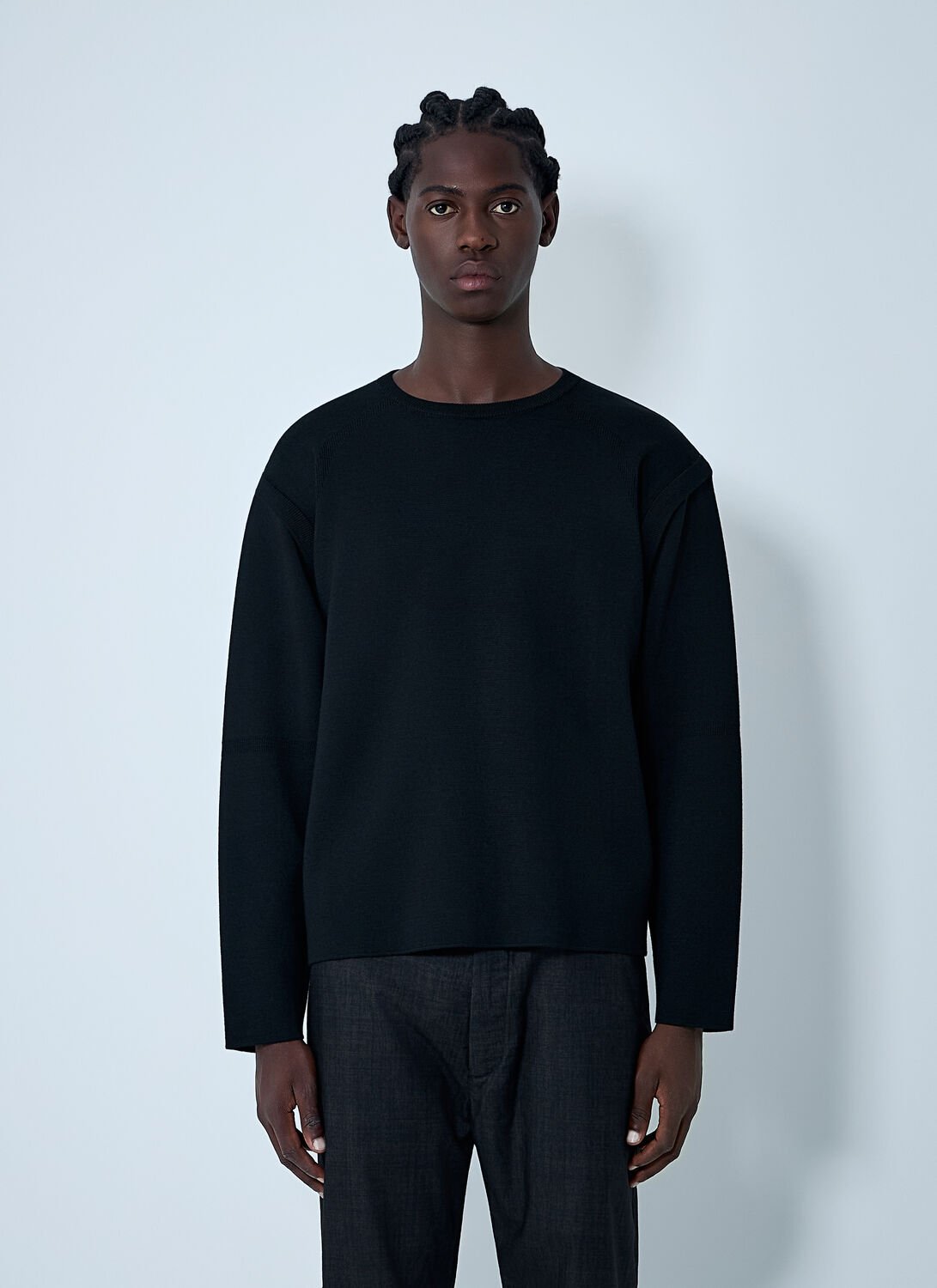 Massimo Osti Studio Re-wool Sweater In Black