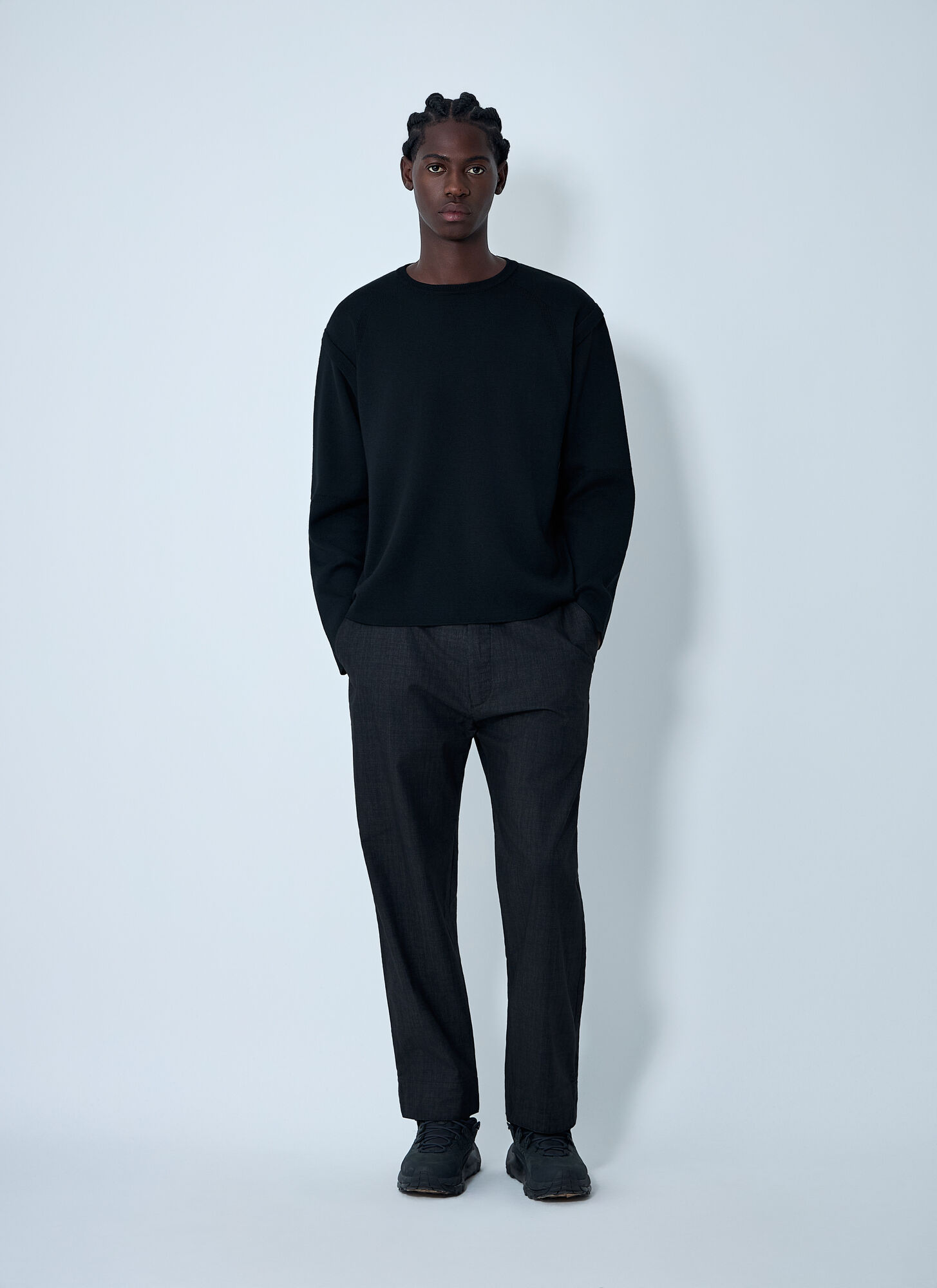 Massimo Osti Studio Massimo Osti Studio Re-wool Sweater - Mann Strick Black Xl 