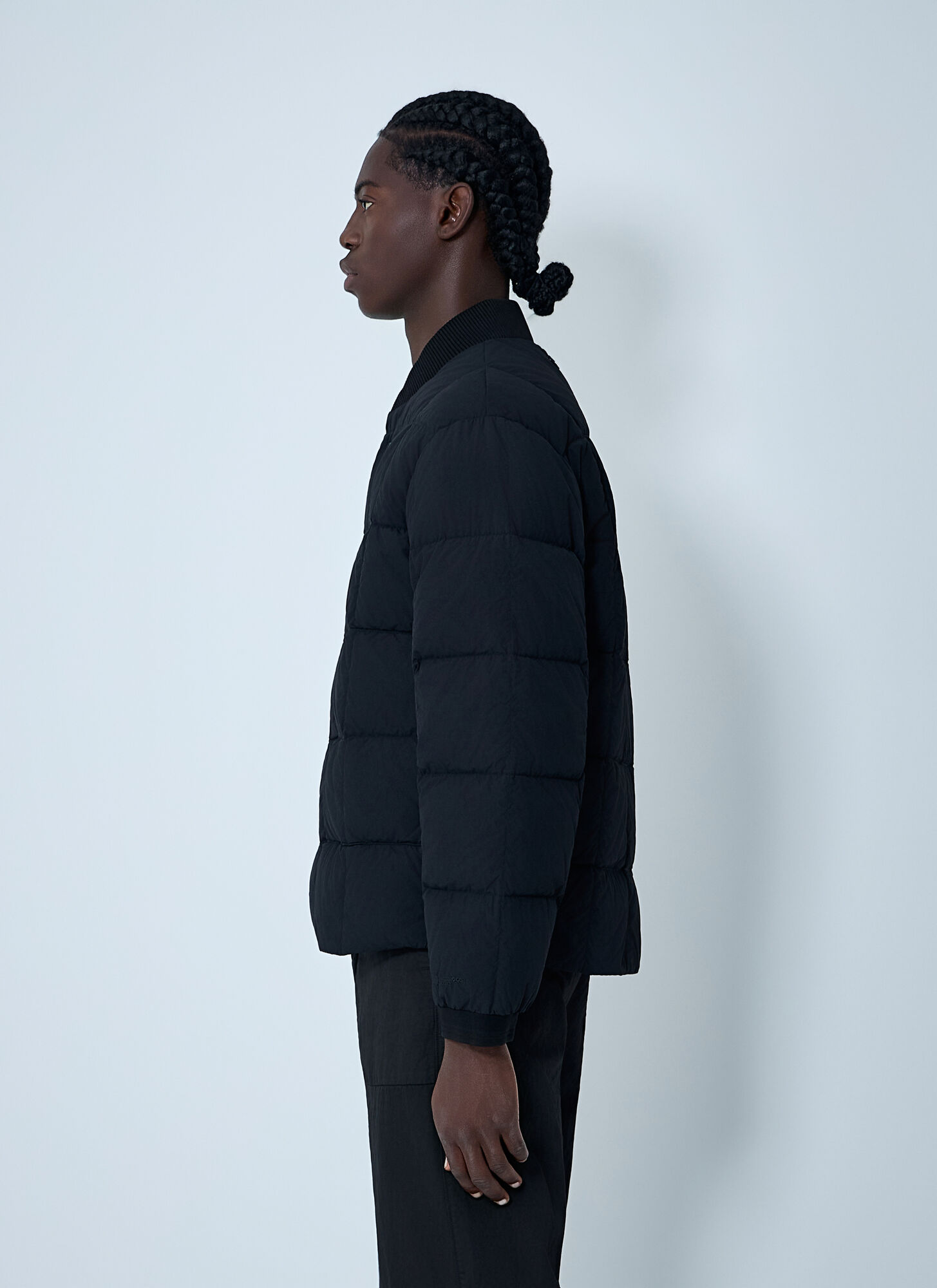  Massimo Osti Studio Massimo Osti Studio Silk-hand Nylon Jacket - Mann Jacken Black Xl 