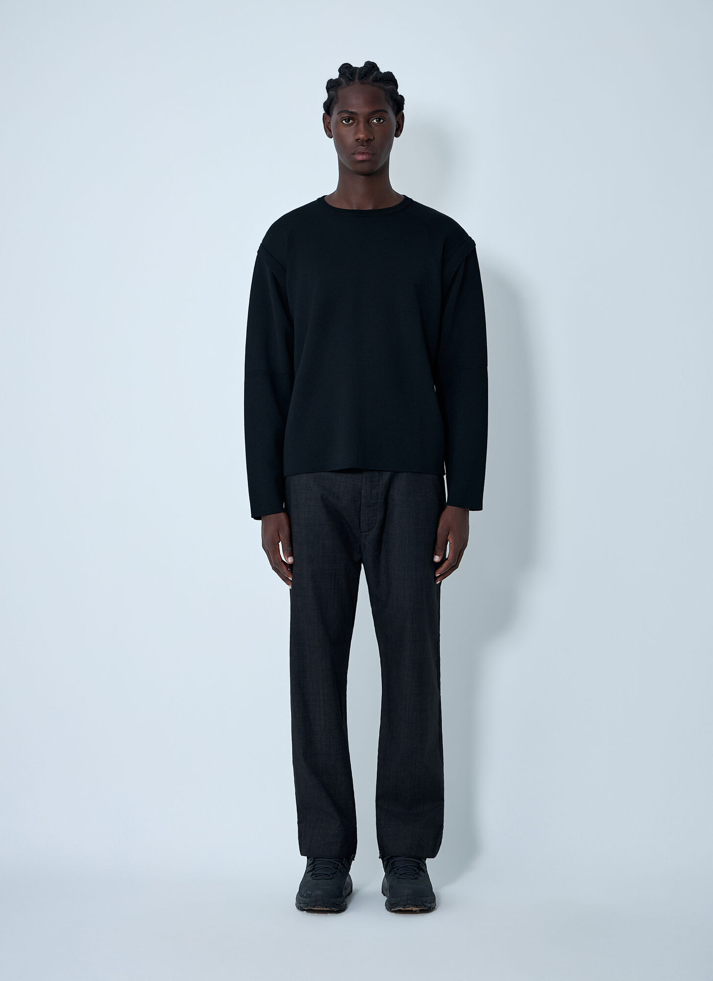  Massimo Osti Studio Massimo Osti Studio Wool Pants - Mann Hosen Black M 