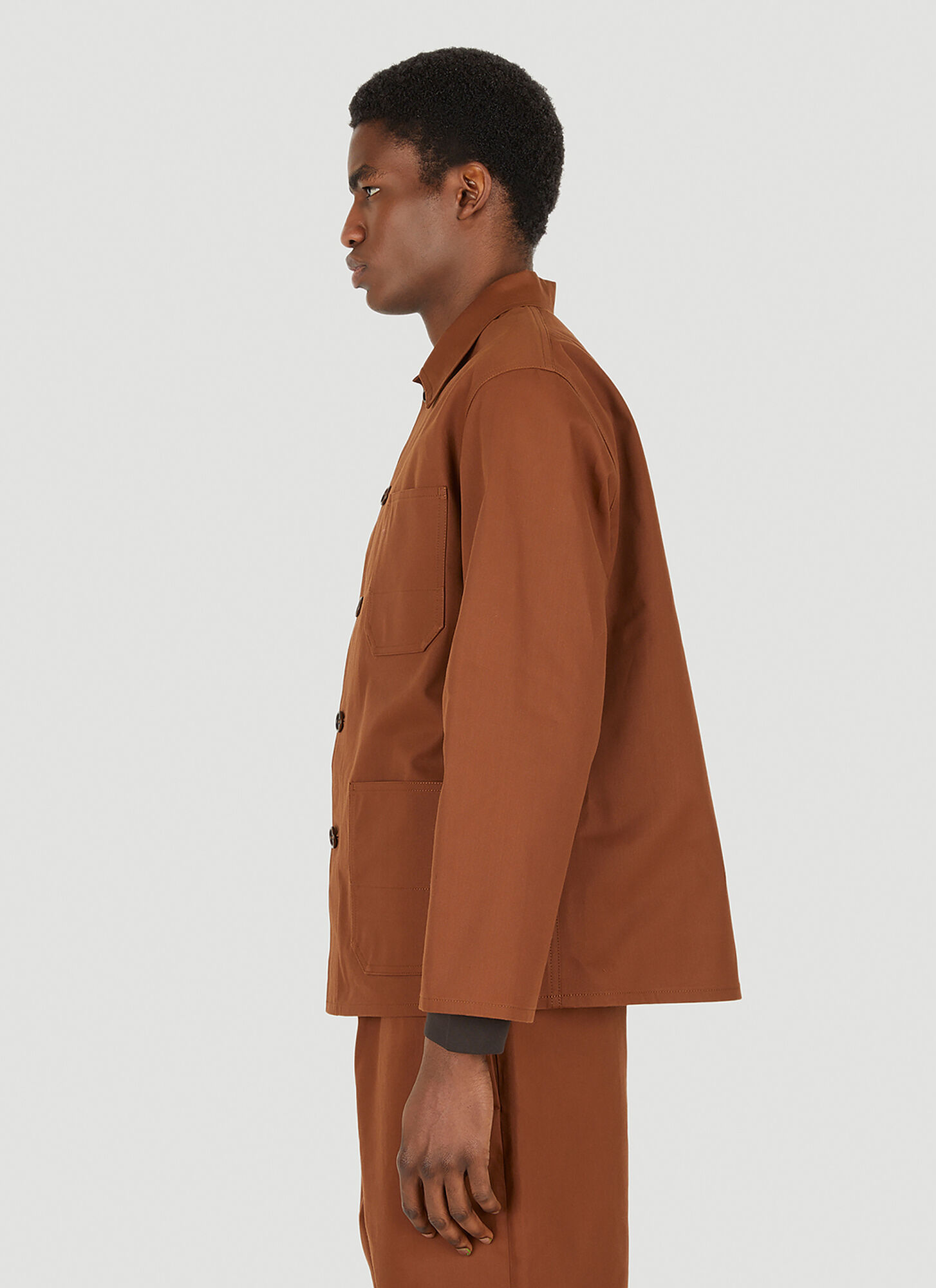  Meta Campania Collective Meta Campania Collective Bill Workwear Jacket - Mann Jacken Brown L 