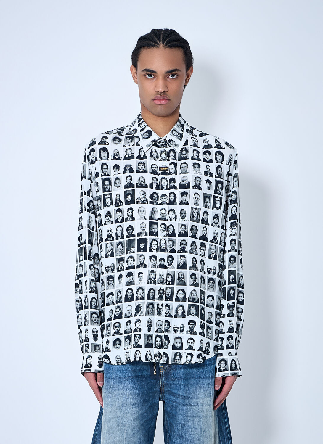 Shop Martine Rose Printed Shirt In White