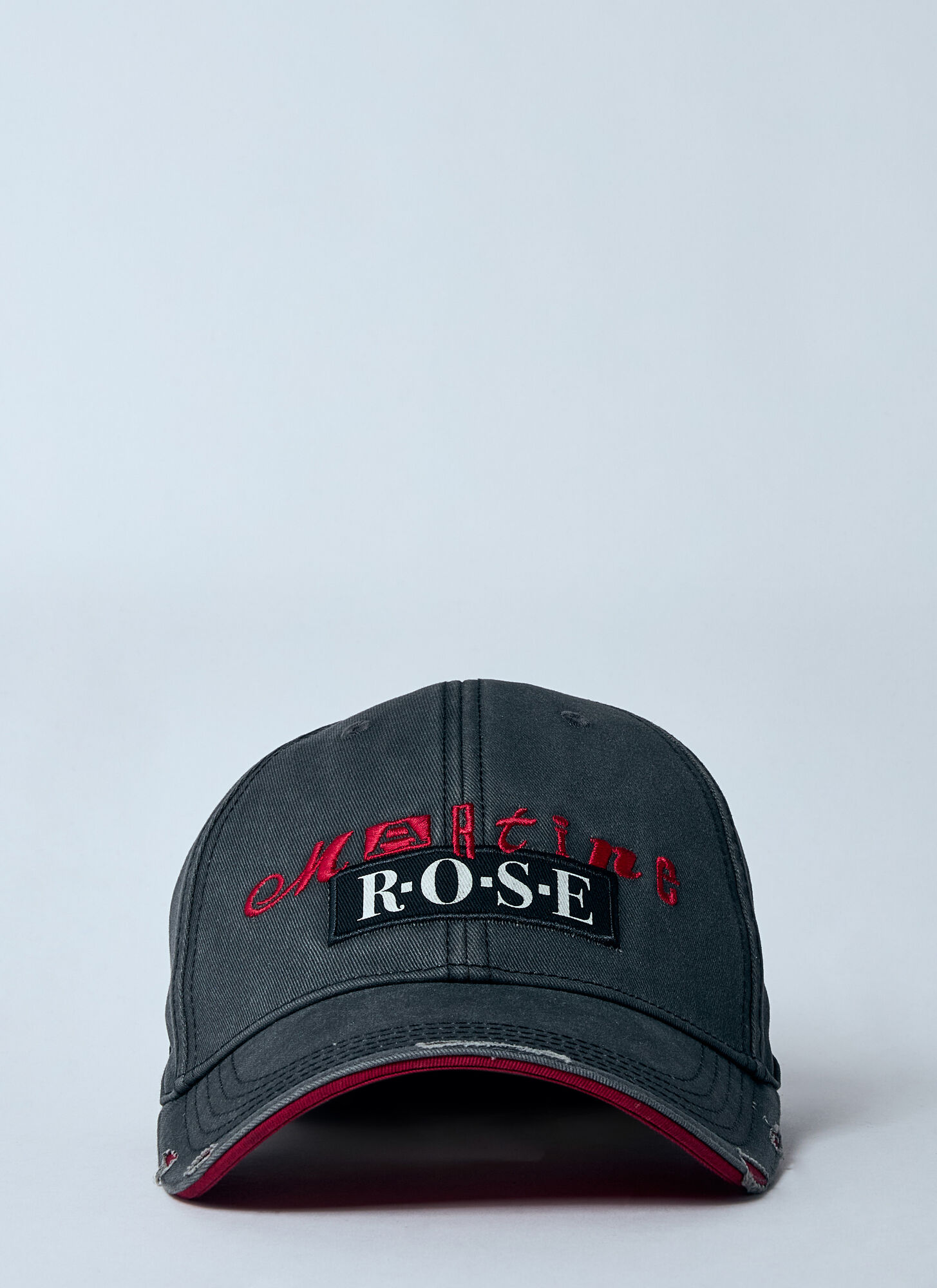 MARTINE ROSE ROLL BACK BASEBALL CAP 