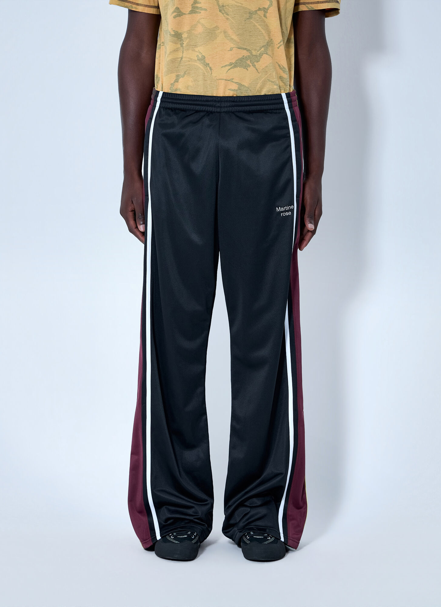 Martine Rose Men's Black Elasticated Track Pants - Man Track Pants M