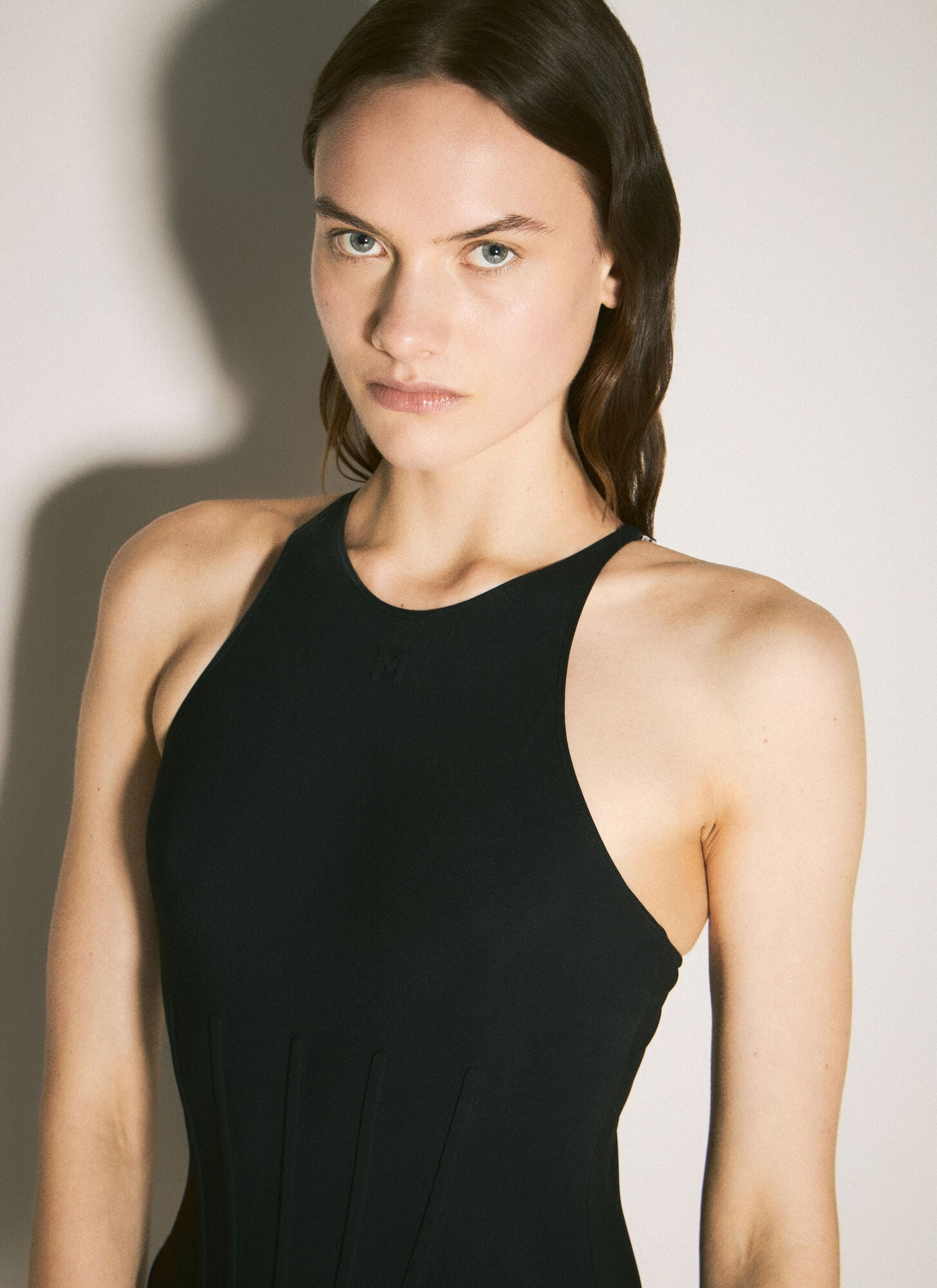  Mugler Mugler Open-rear Corseted Swimsuit - Frau Bademode Black Fr - 34 