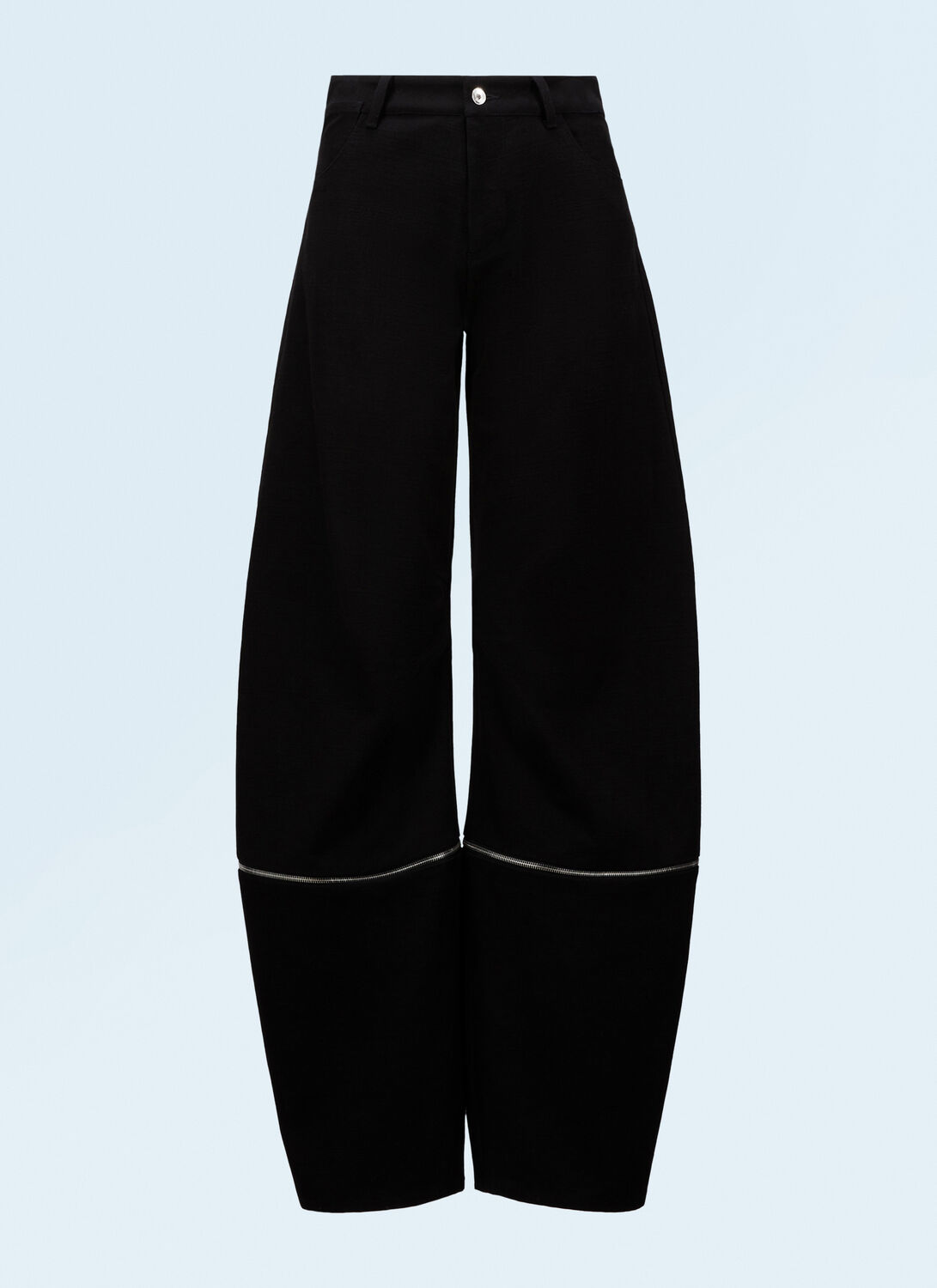 Shop Moncler X Willow Smith Zip Panels Jeans In Black