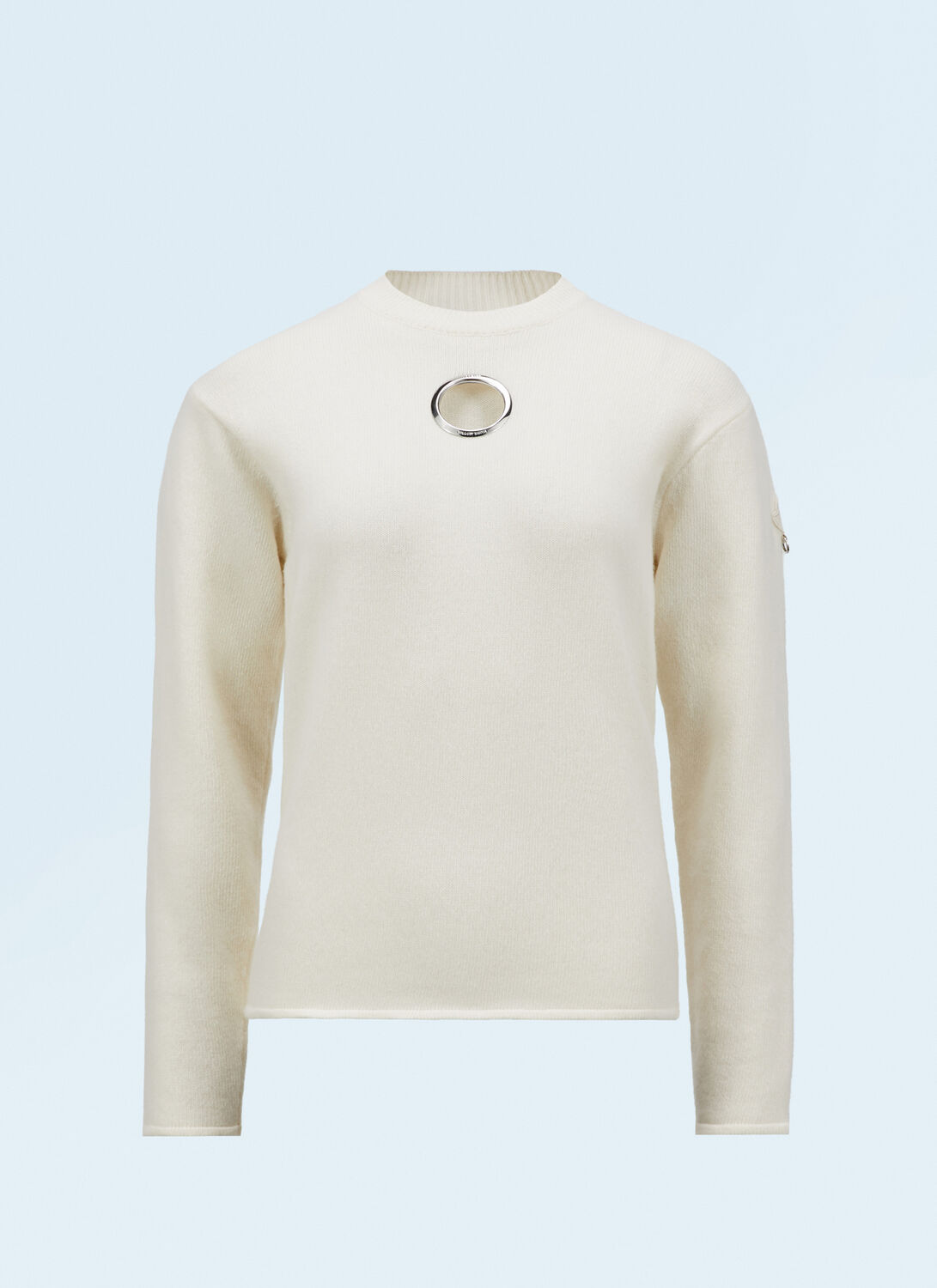 Moncler X Willow Smith Eyelet Wool And Cashmere Jumper In Beige