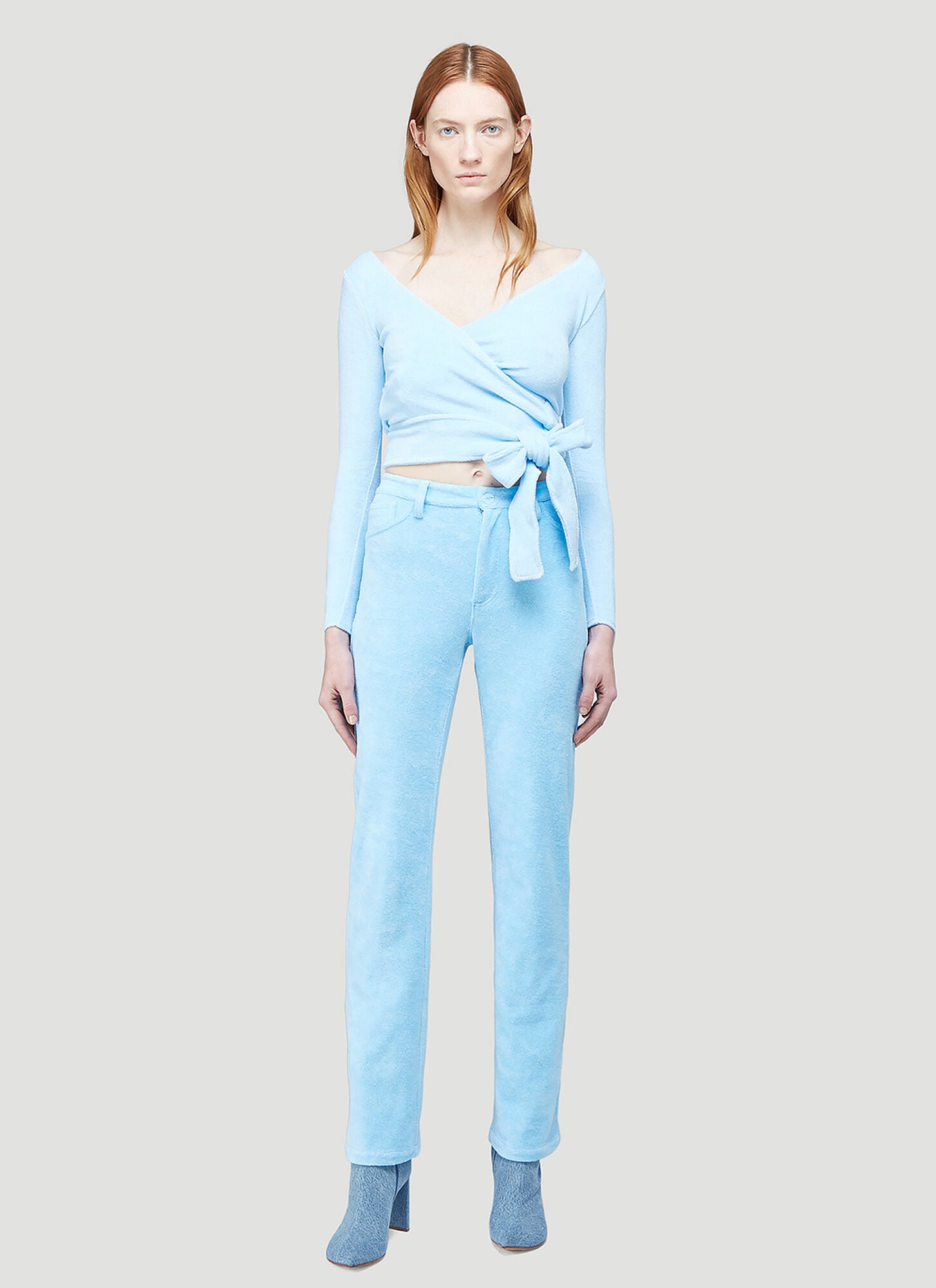  Maisie Wilen Maisie Wilen Dramady Knitted Top - Frau Tops Blue S 