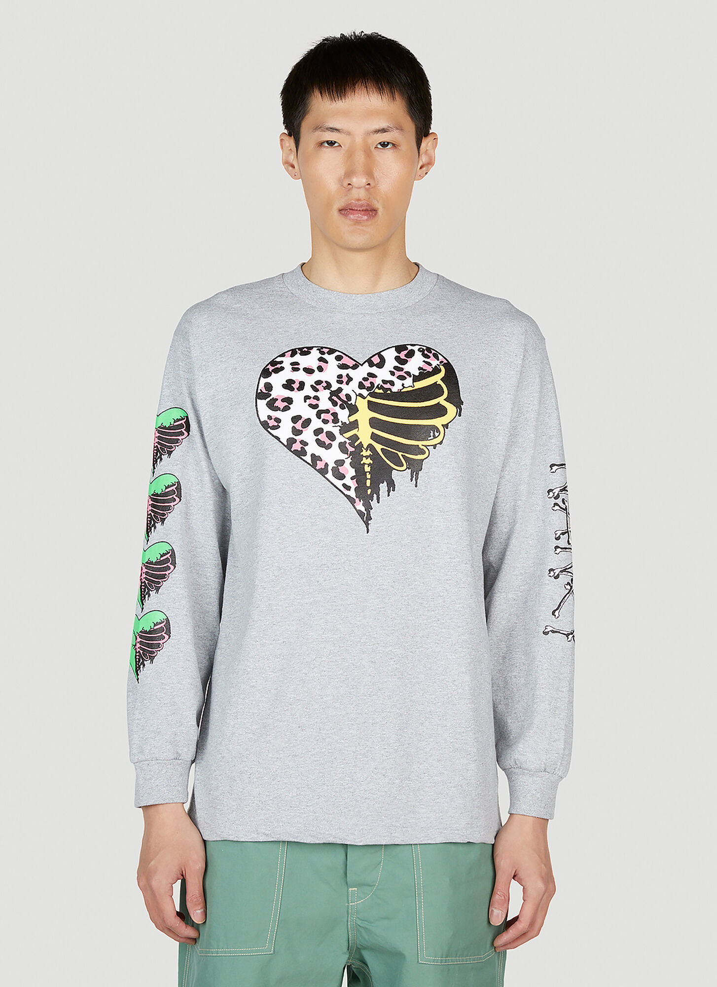 Nancy Men's Grey Emo Sweatshirt - Man Sweatshirts Xl
