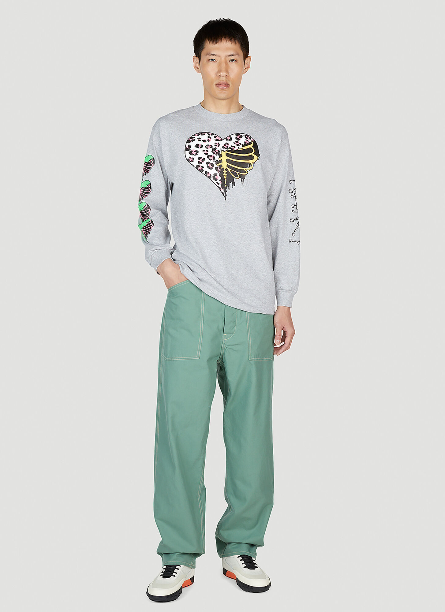  Nancy Nancy Emo Sweatshirt - Man Sweatshirts Grey Xl 
