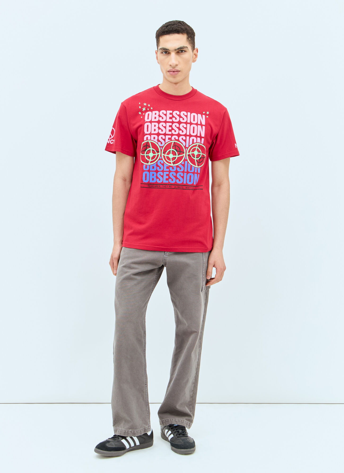  Nancy Nancy Surveillance T-shirt - Mann T-shirts Red L 