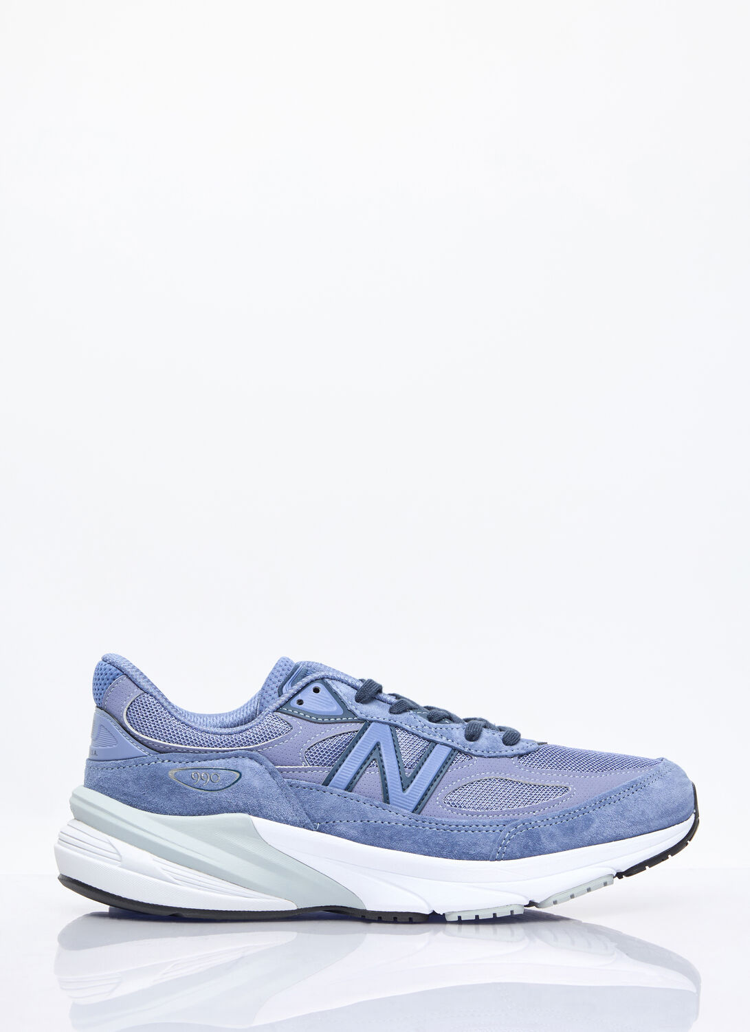 New Balance 990v6 Sneakers In Purple Suede And Mesh In Purple