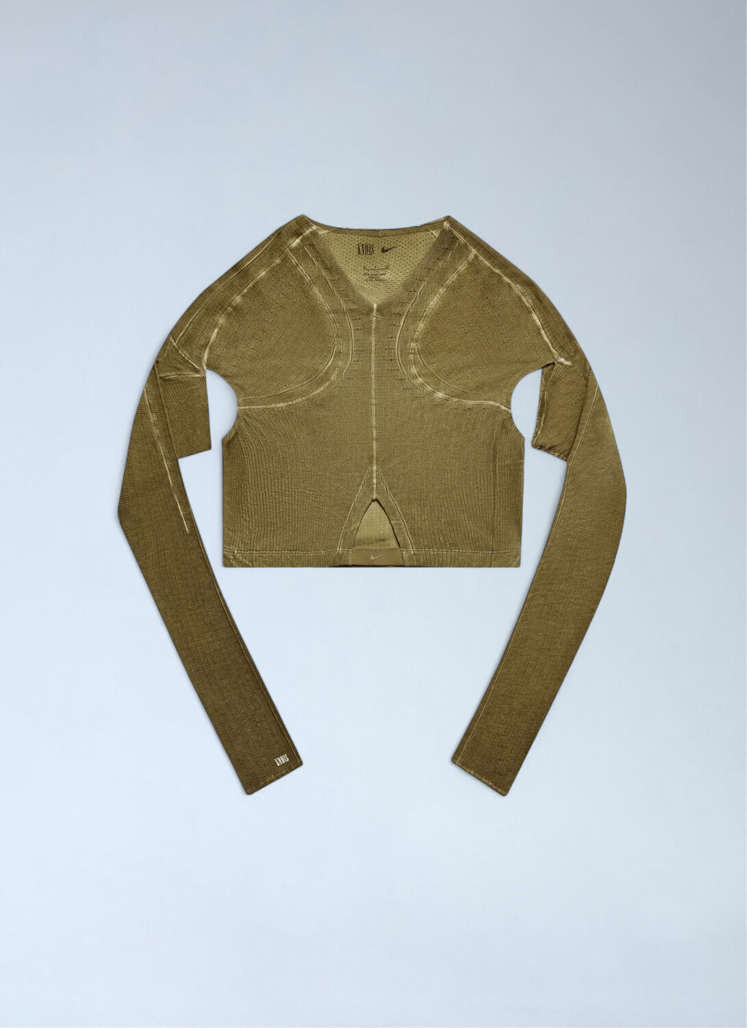 Nike Ghost Knit Top In Green