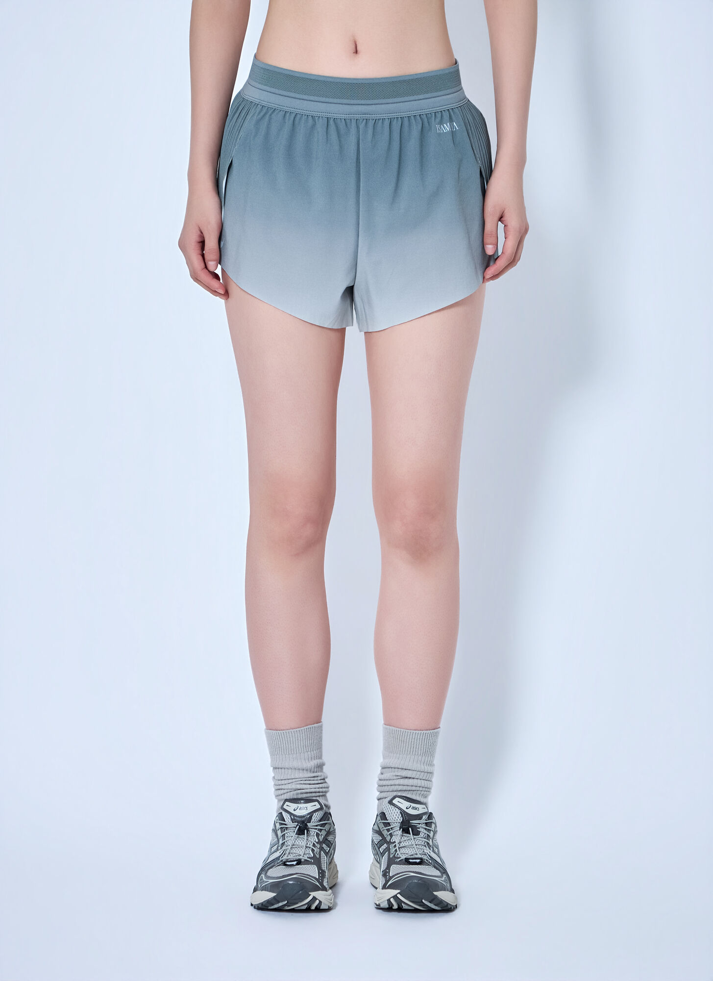 Nike X Isamaya Ffrench Women's Grey 3 In 1 Shorts - Woman Sportswear Xl