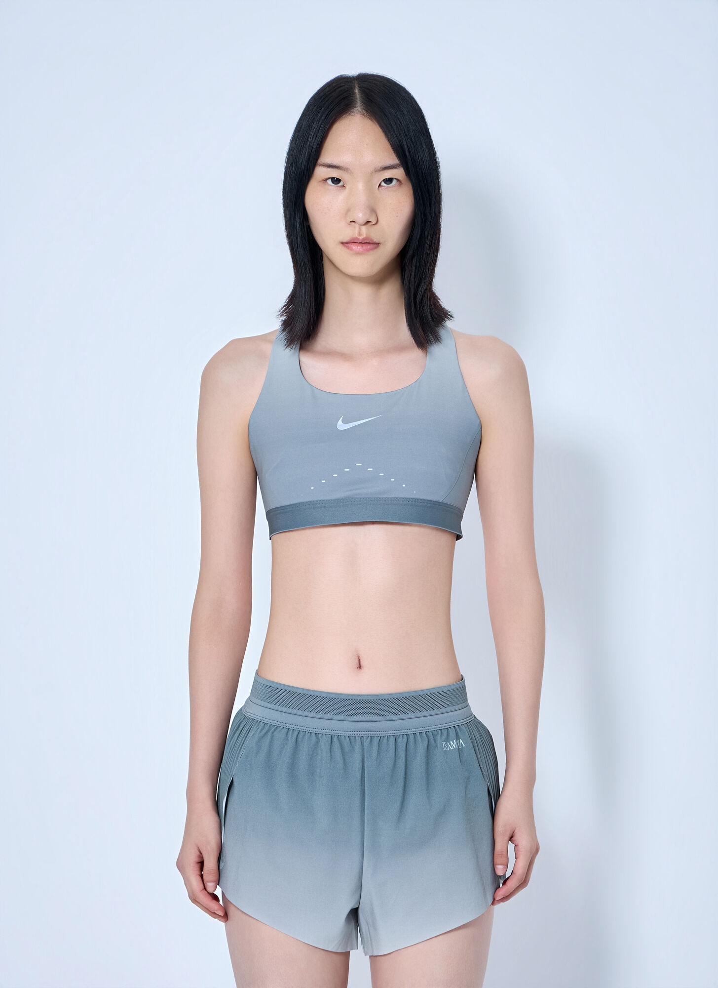 Nike X Isamaya Ffrench Women's Grey High-Support Sports Bra - Woman Sportswear Xl