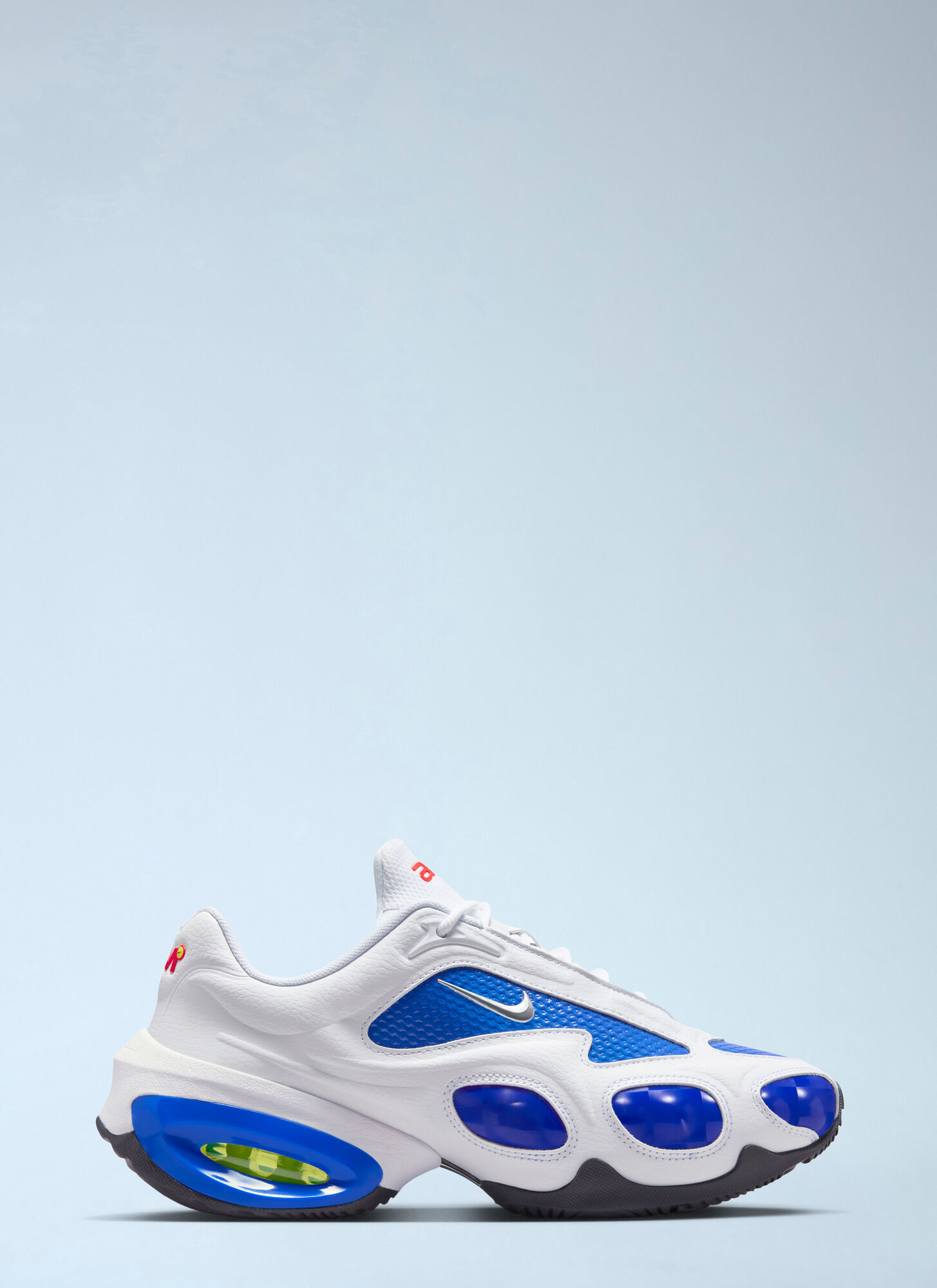 Nike Unisex White Air Max Muse Racer Blue Sneakers - Sneakers Us - 08