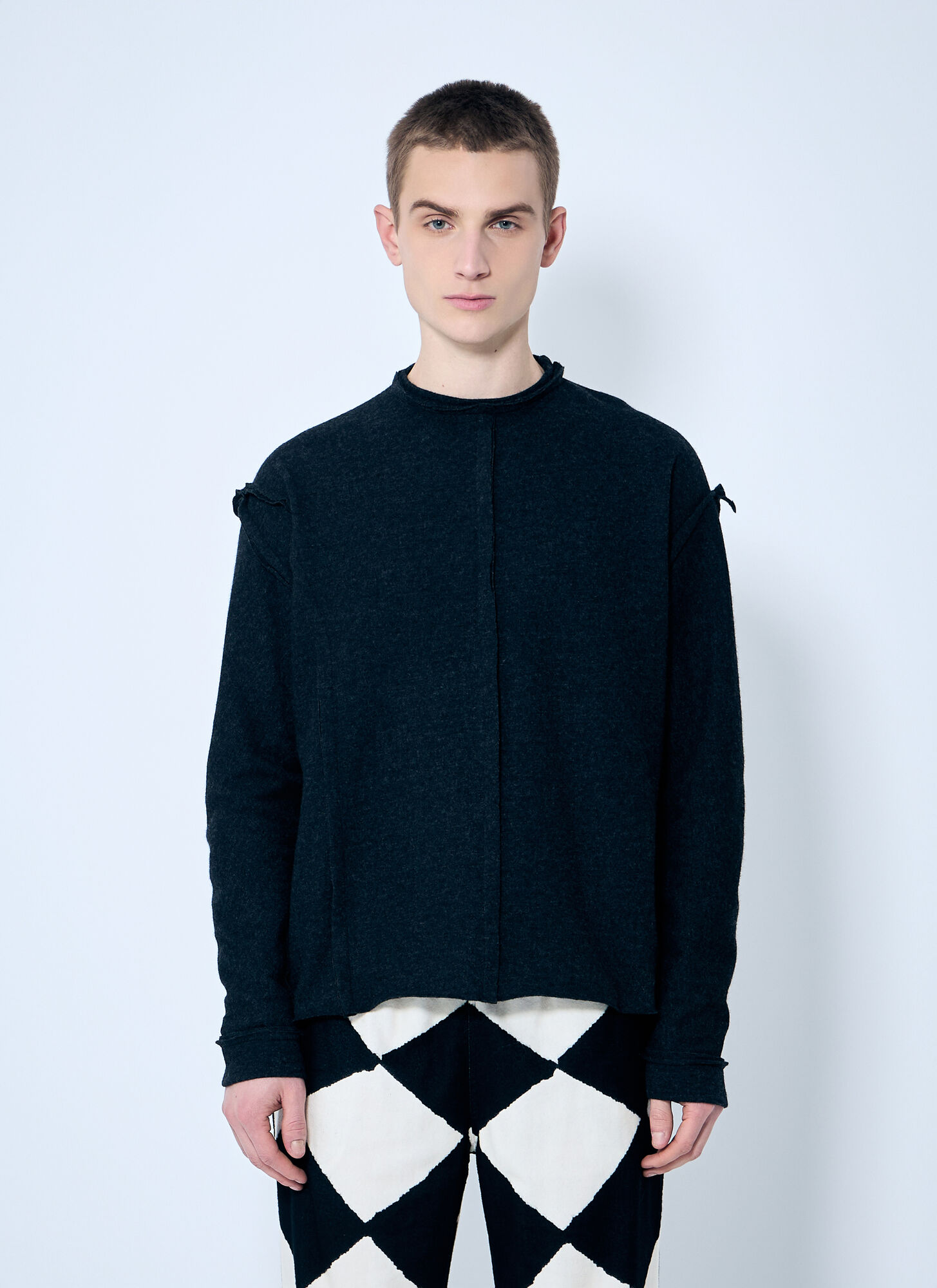 NOMA T.D. ASSEMBLAGE WOOL-BLEND TOP 