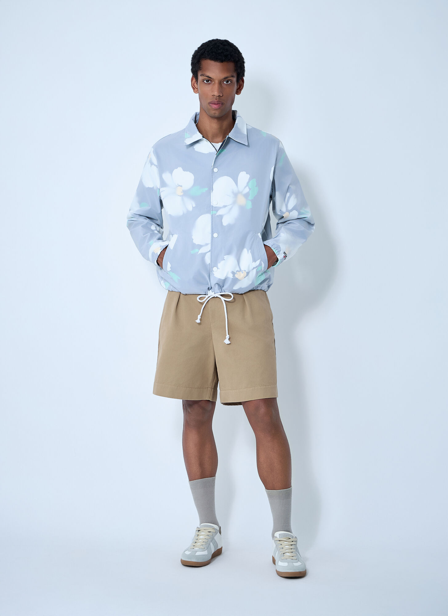  Noah Noah Double-layer Campus Jacket - Man Jackets White L 