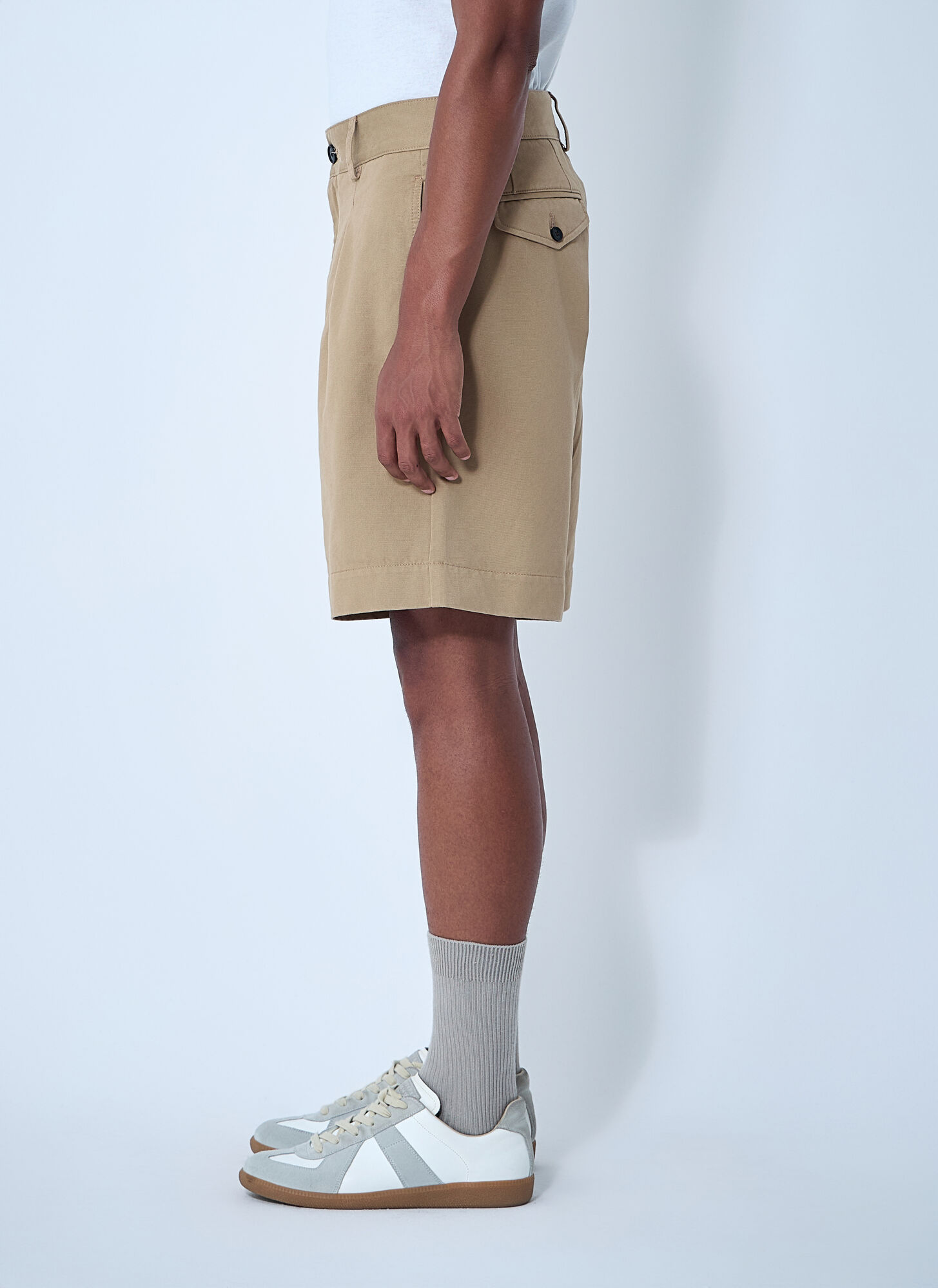  Noah Noah Single-pleat Shorts - Mann Shorts Khaki 36 