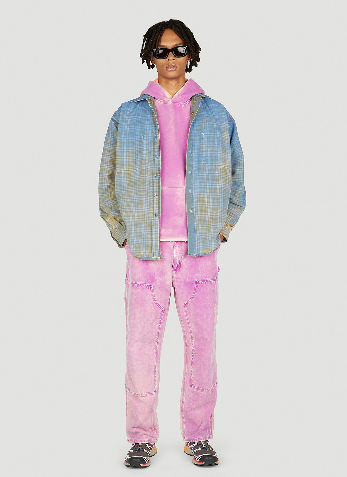  Notsonormal Notsonormal Washed Working Jeans -  Jeans Purple S 