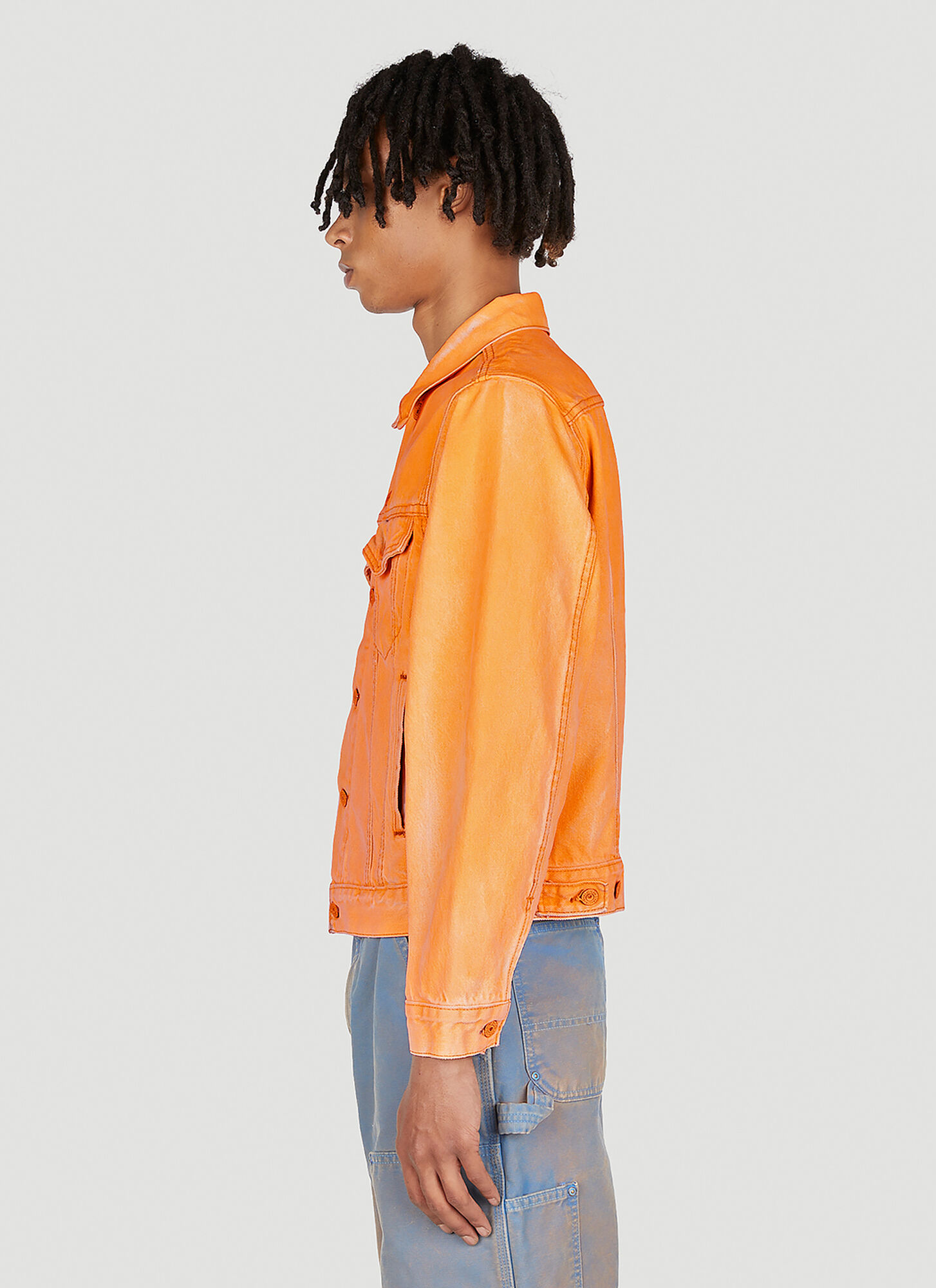  Notsonormal Notsonormal Washed Daily Jacket -  Jacken Orange M 