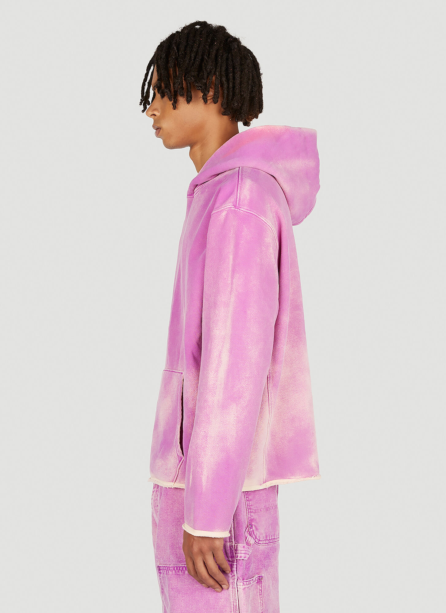  Notsonormal Notsonormal Last Nights Hooded Sweatshirt -  Sweatshirts Purple M 